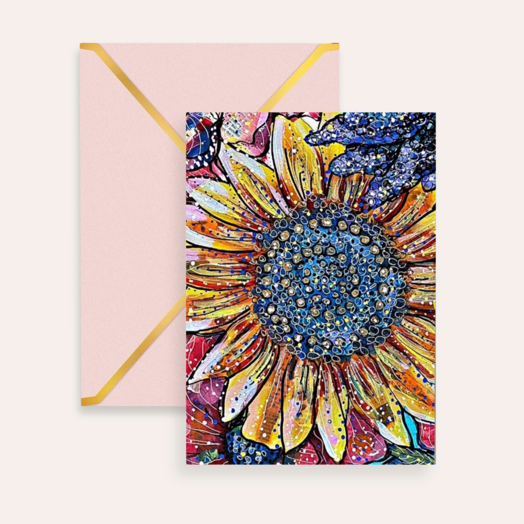 Sunflower Fine Art Greeting Card