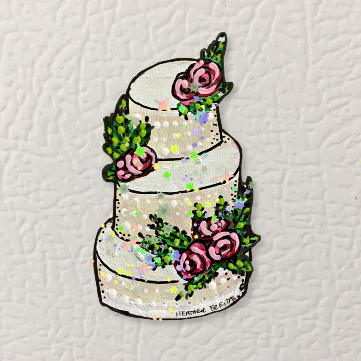 Fancy Cake Magnet ( Die-Cut )