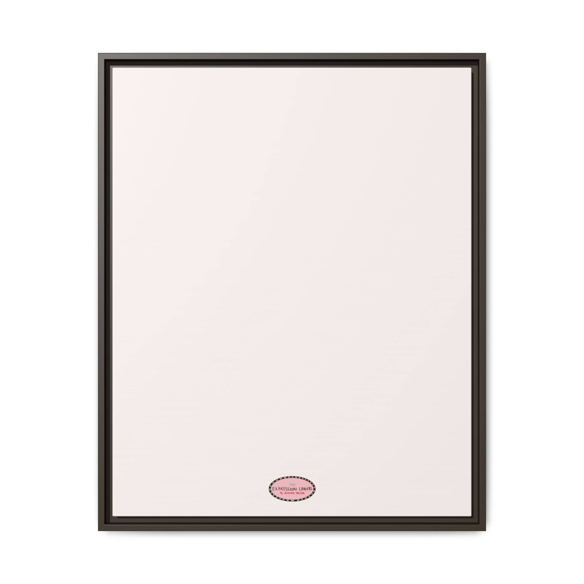 Fog Expressions Framed Canvas Print