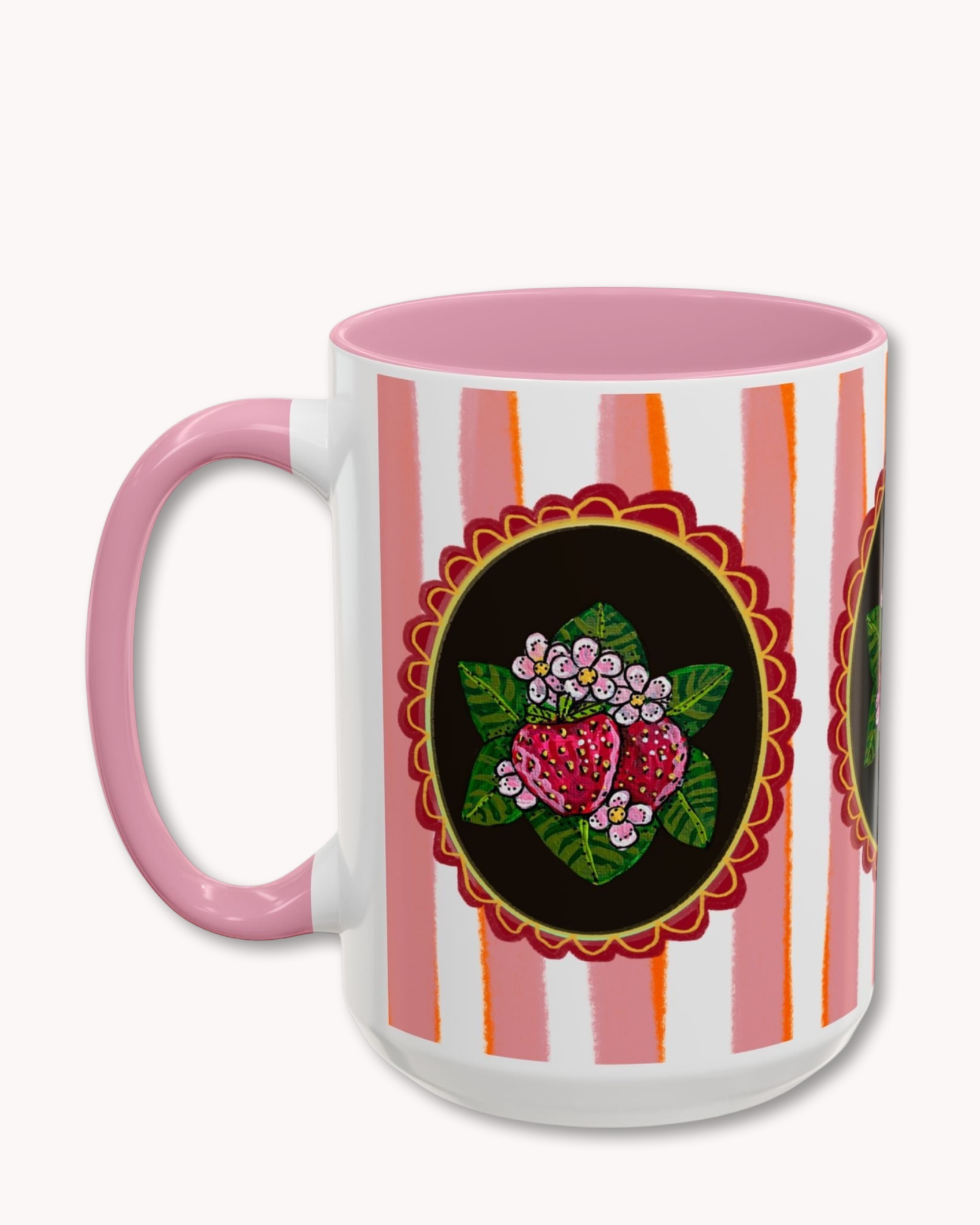 Strawberry Coffee Mug 15oz