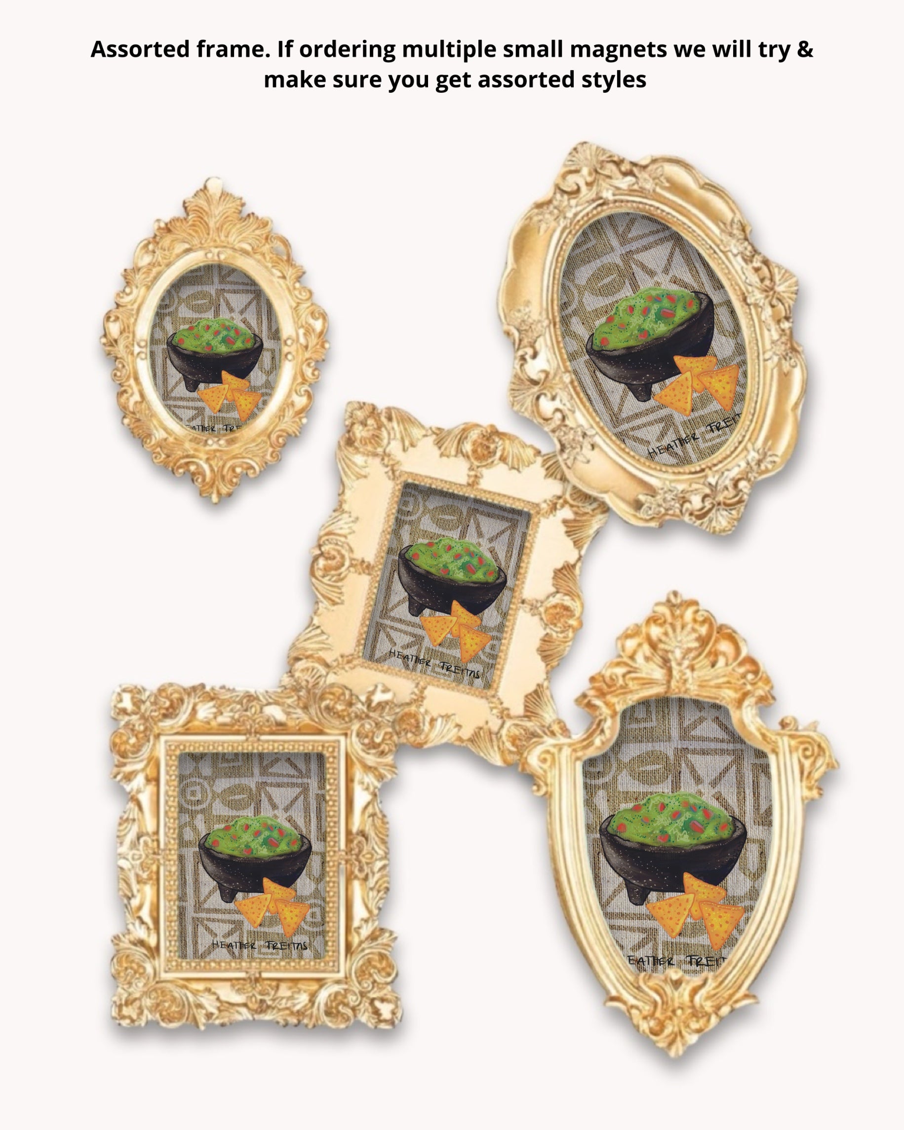 Guacamole Framed Magnet ( Small )