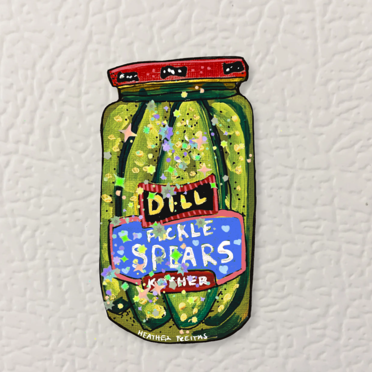 Pickle Spears Magnet ( Die-Cut )