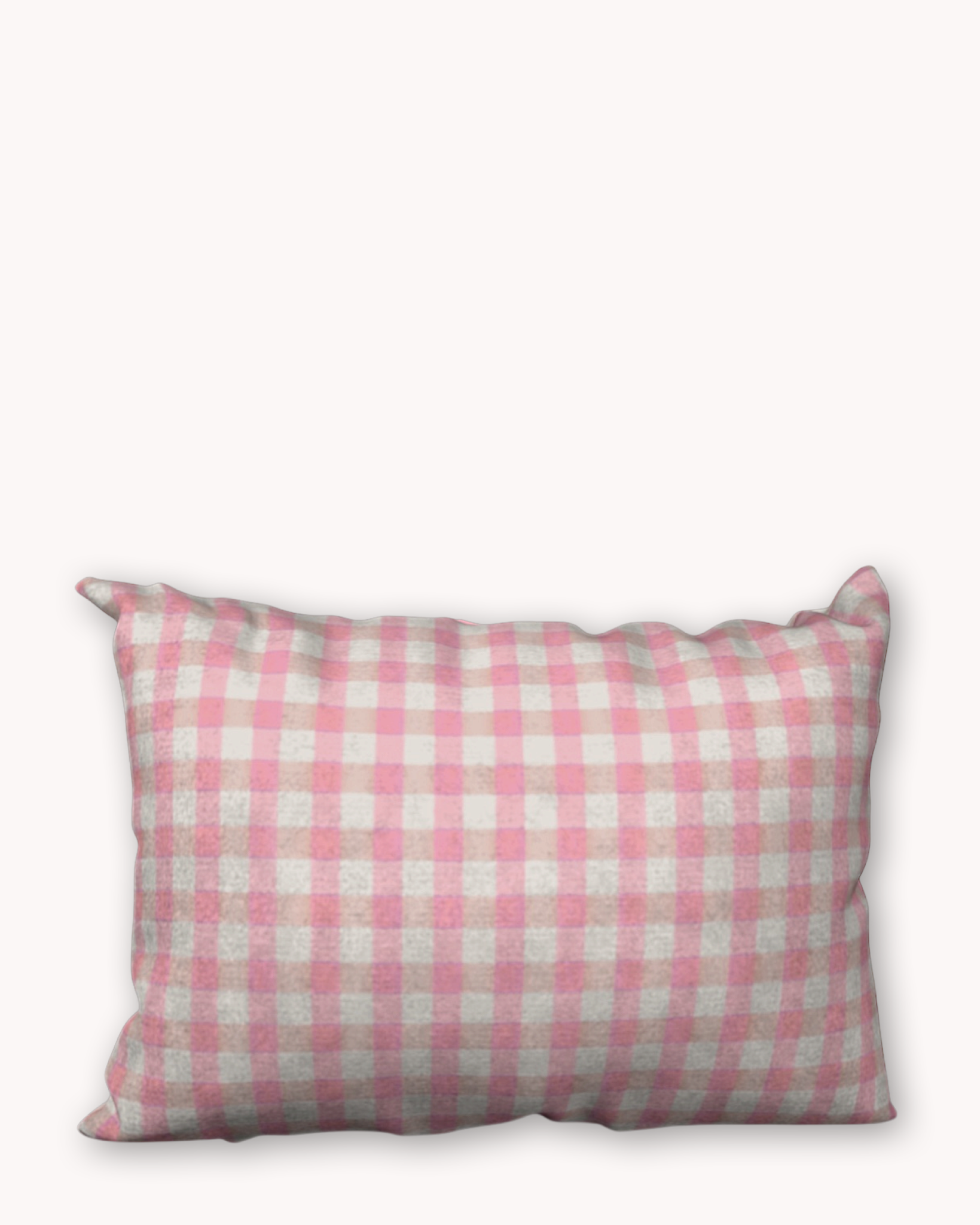 Pink Gingham Expressions Pillowcase
