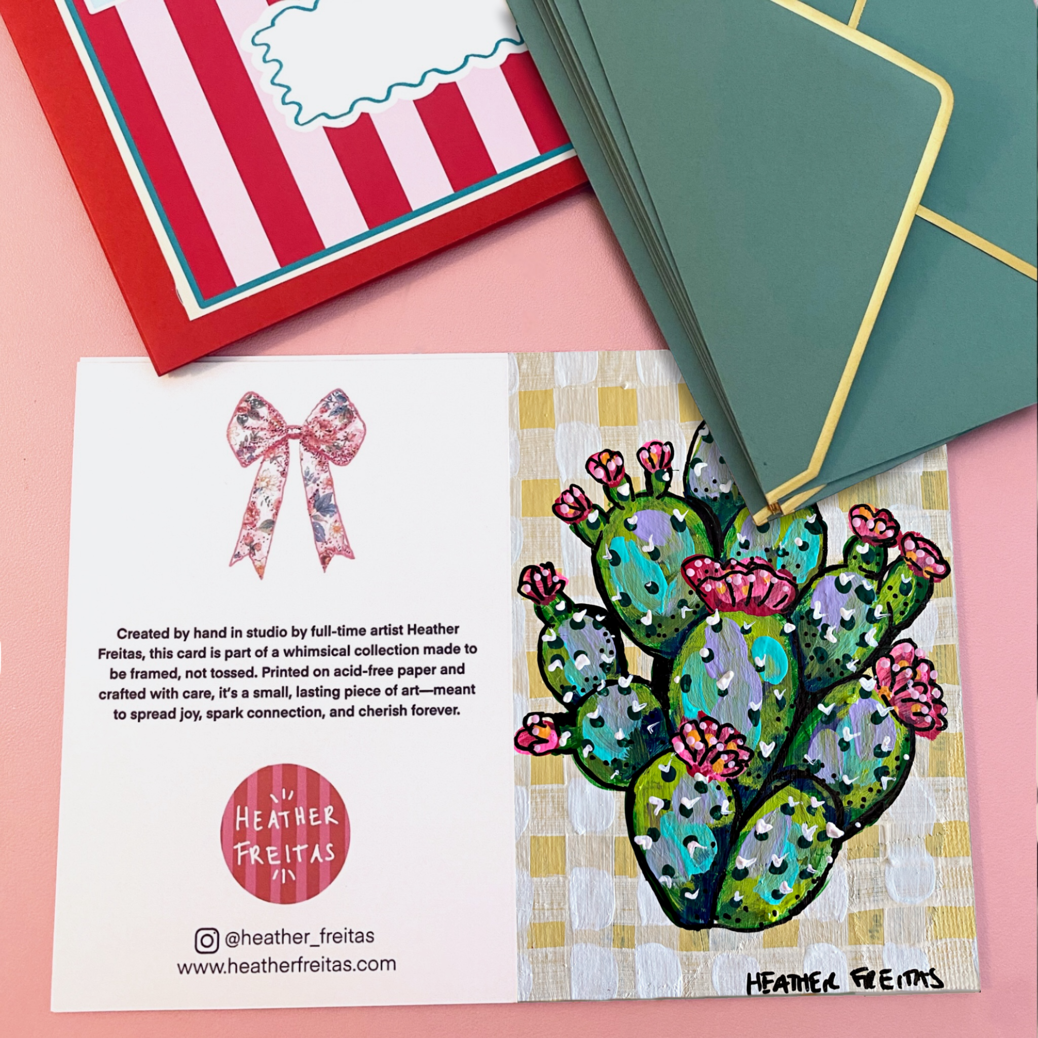 Cactus - Greeting Card / Fine Art Print