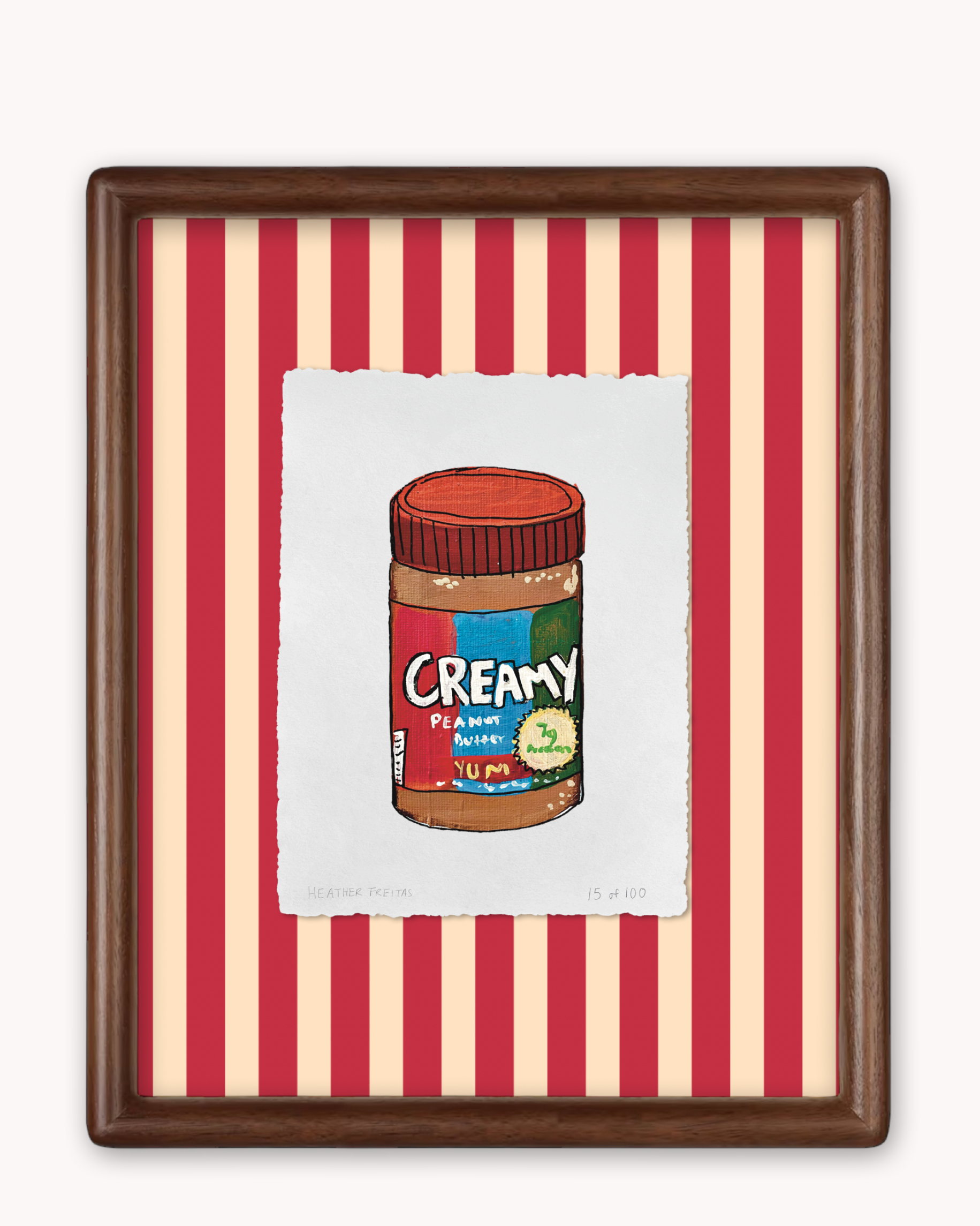 Peanut Butter Limited Edition Framed Print