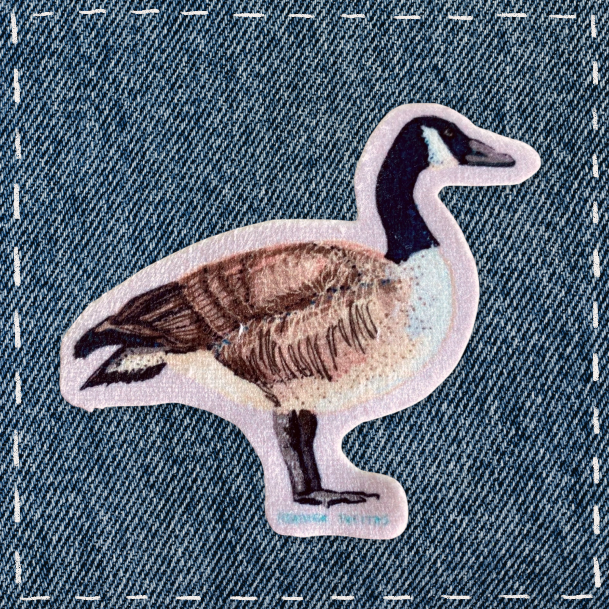 Goose - Sew On Velveteen Patch