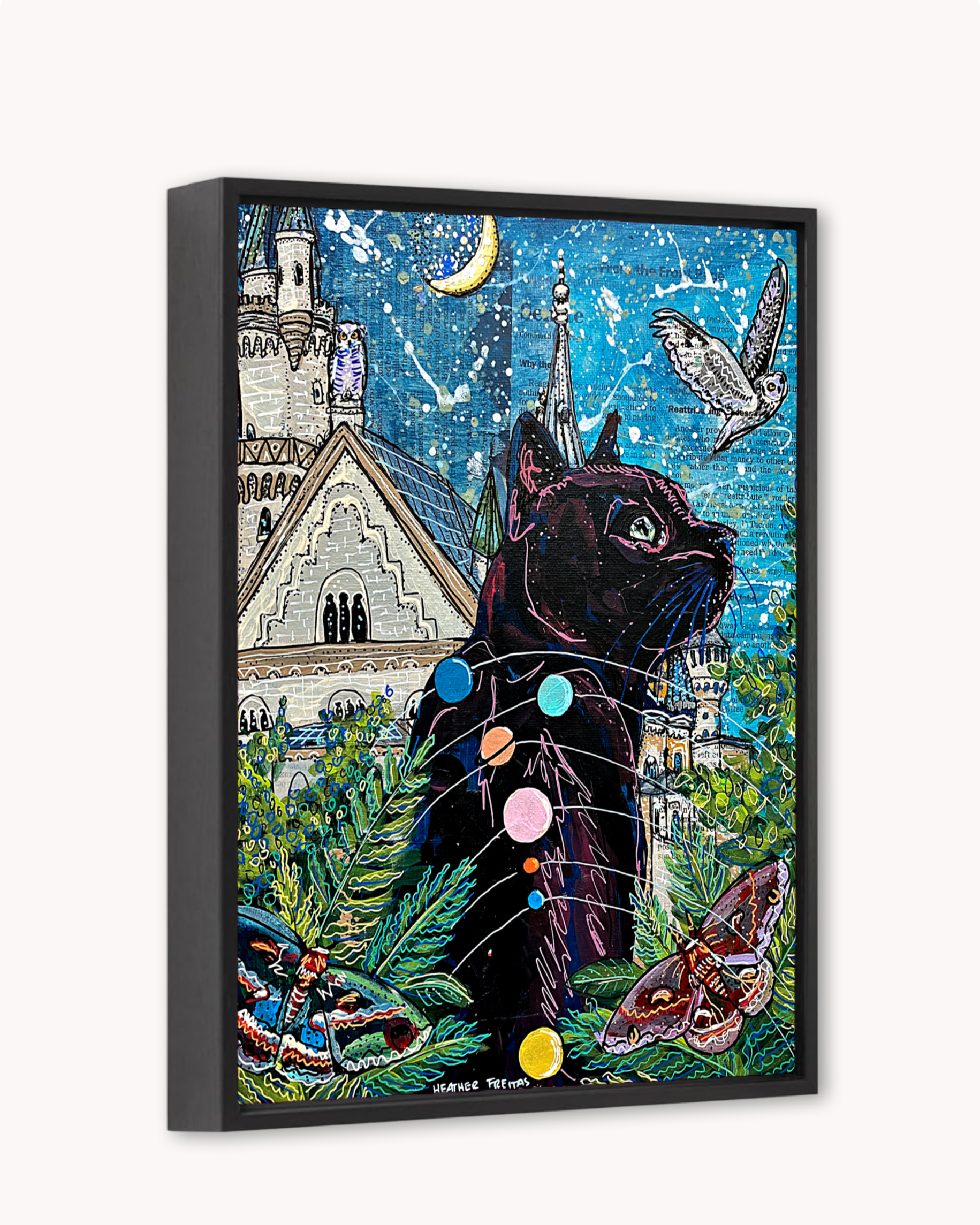 Jupiter Castle Cat Print
