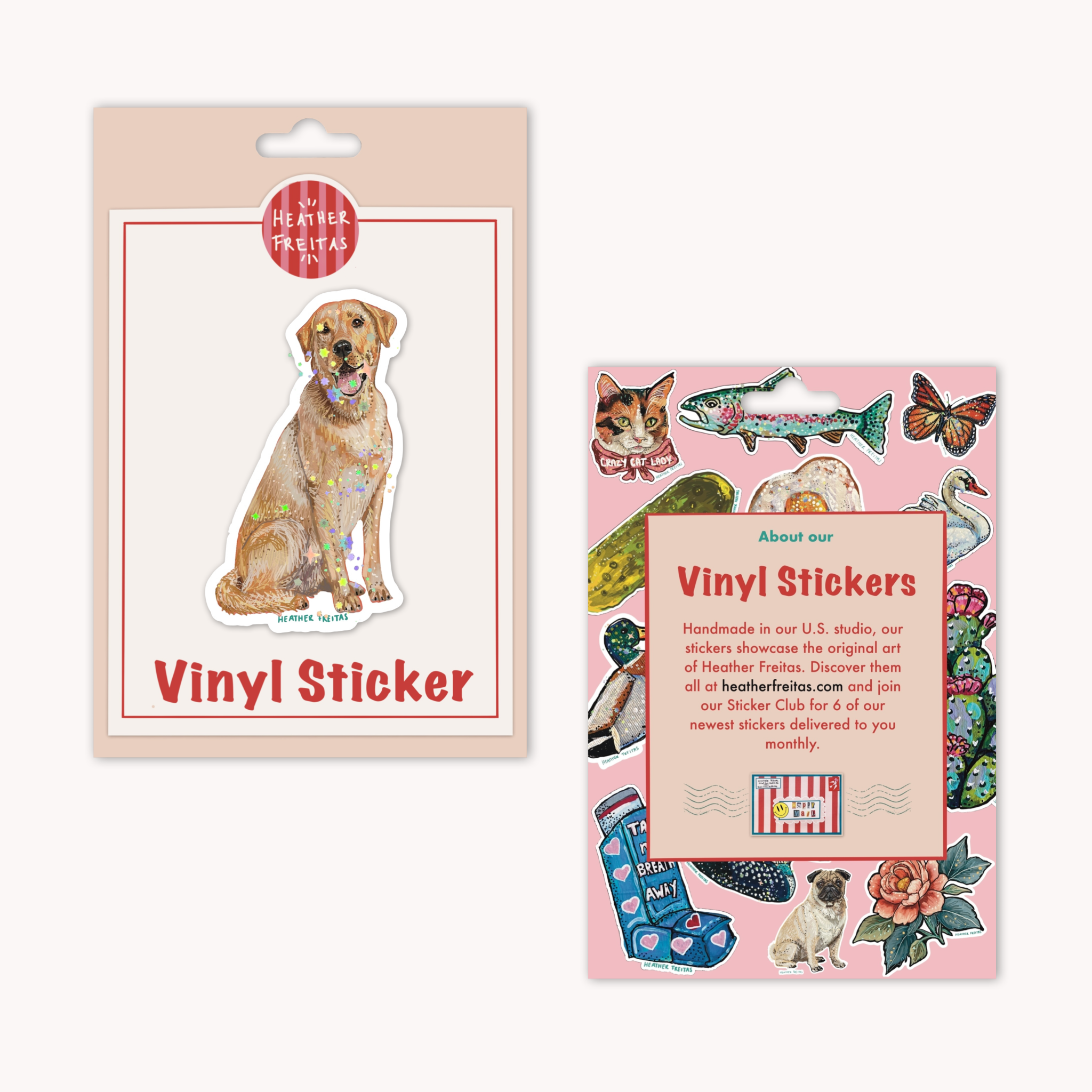 Yellow Labrador Sticker