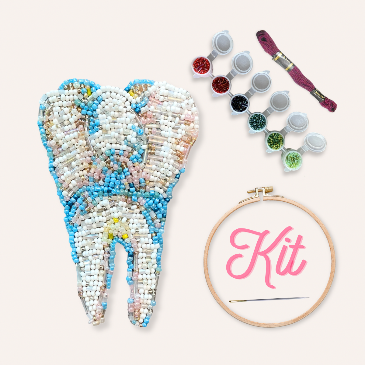 Tooth Beaded Art Kit