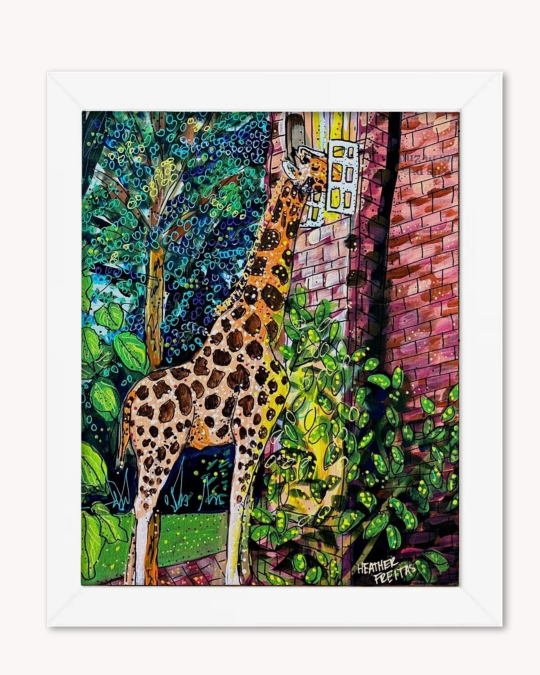 Twilight Snack Giraffe Print