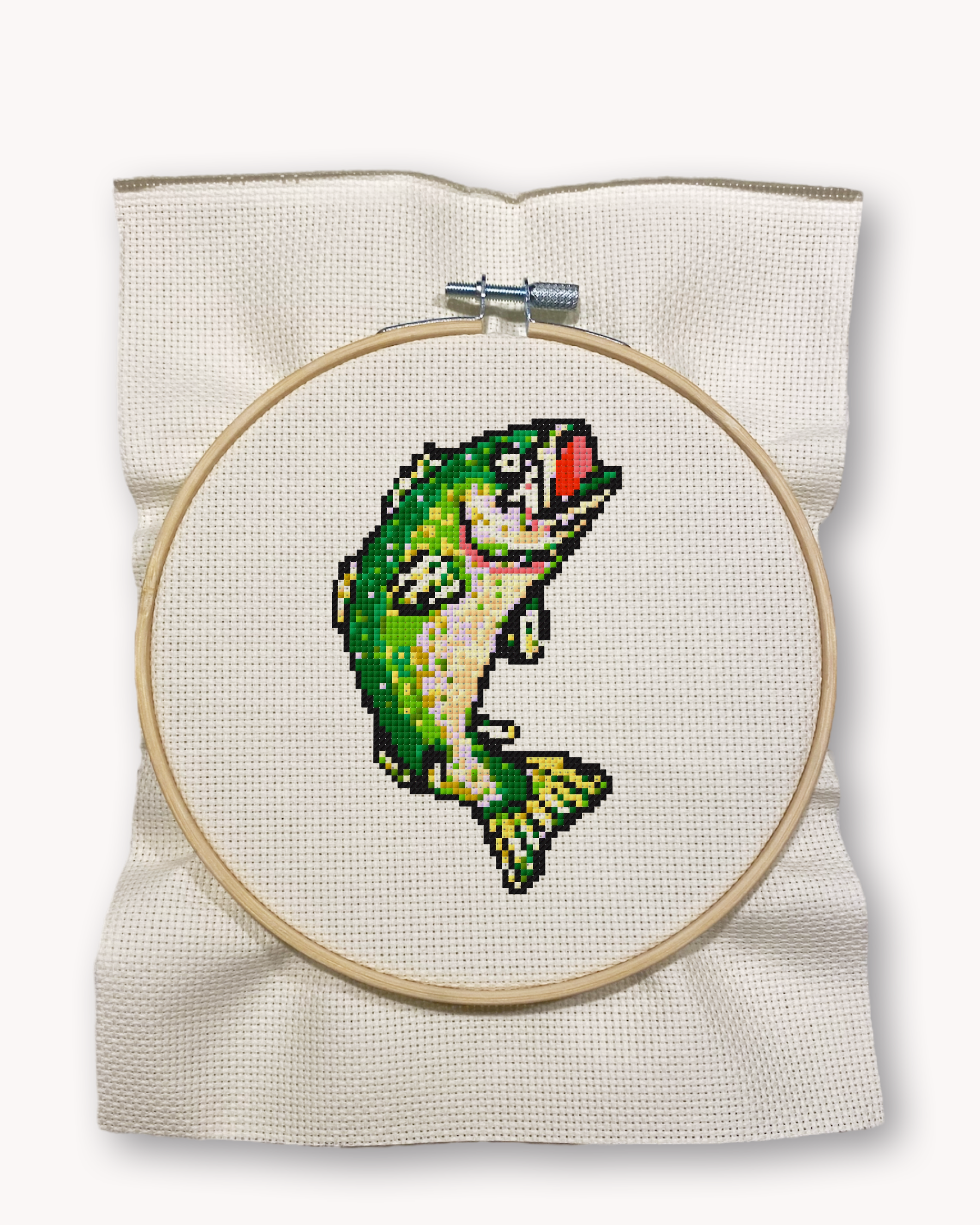 Bass Cross Stitch Kit ( LG 5 inch )