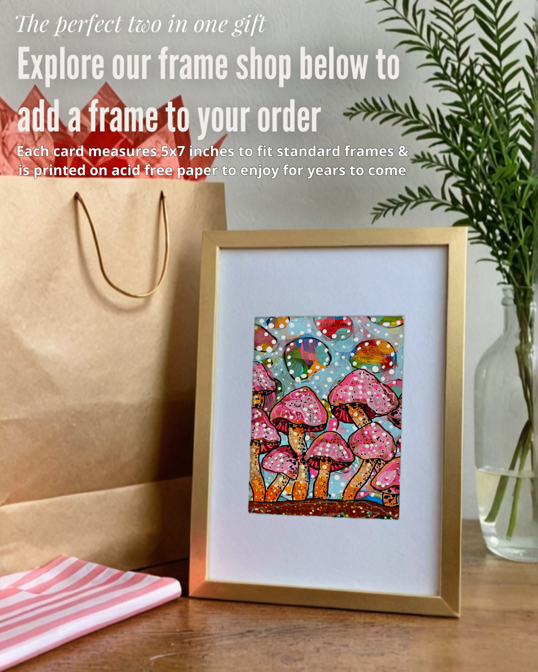 Cotton Candy Caps - Greeting Card / Fine Art Print