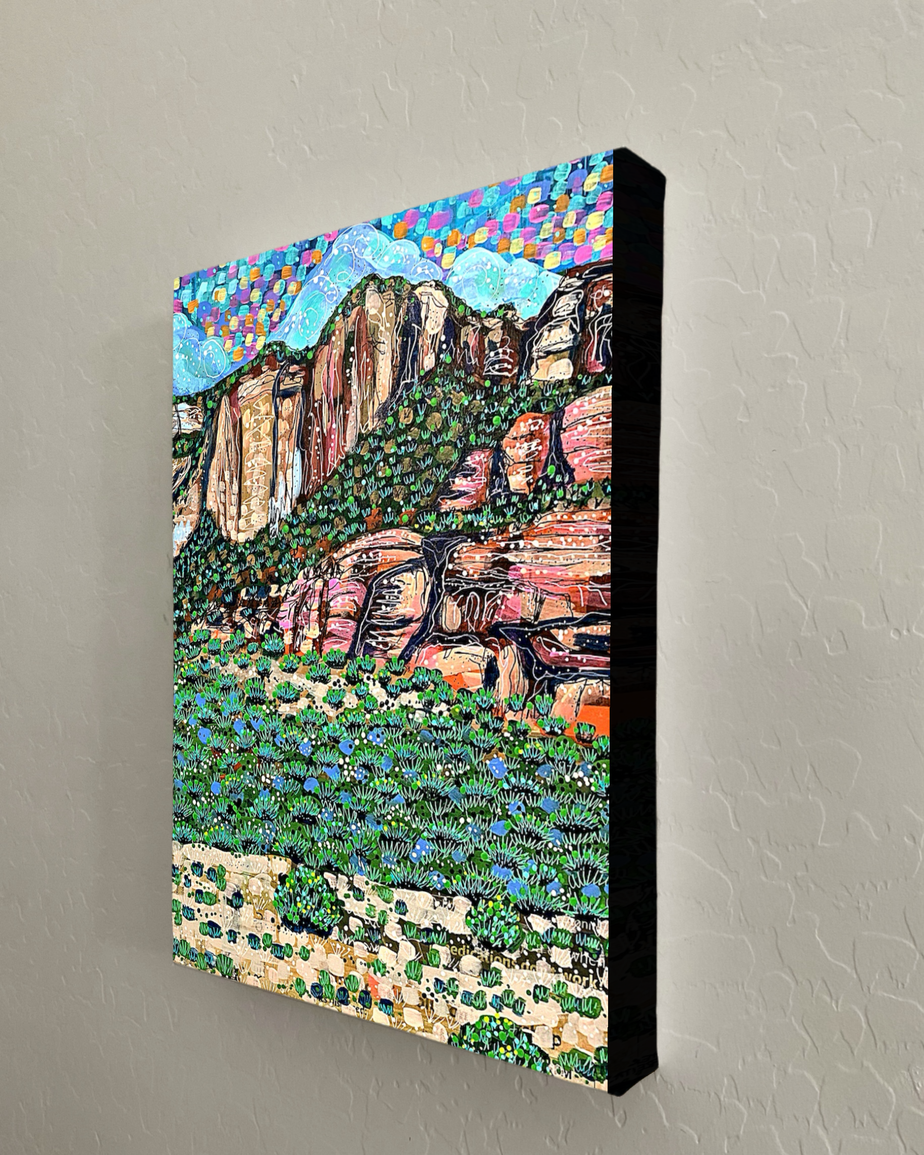 Evergreen Sandstone Print