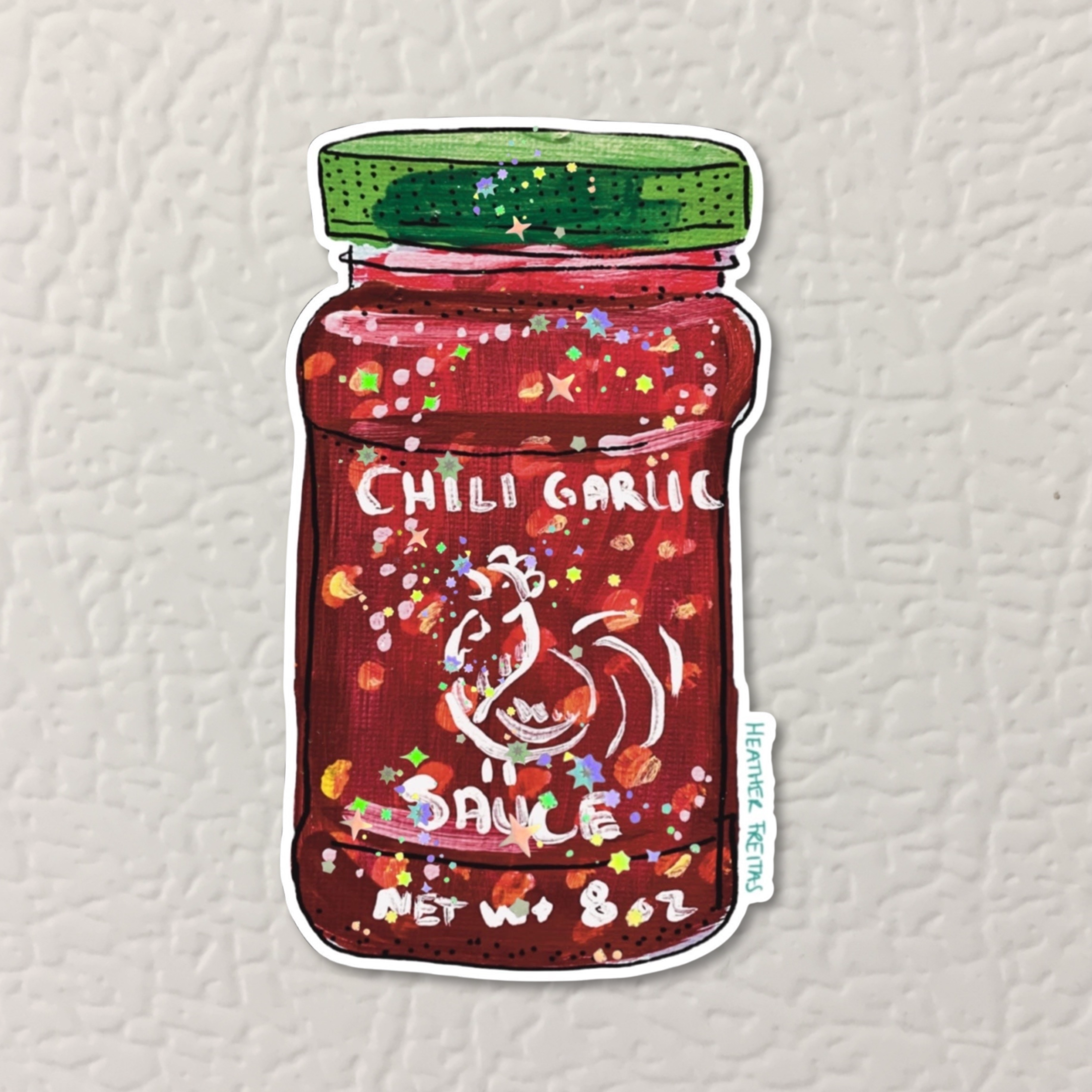 Chili Garlic Sauce Magnet ( Die-Cut )