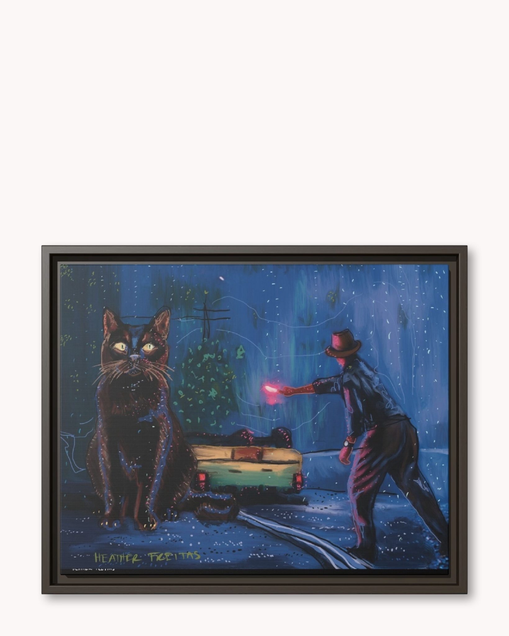 The Great Escape Framed Canvas Print