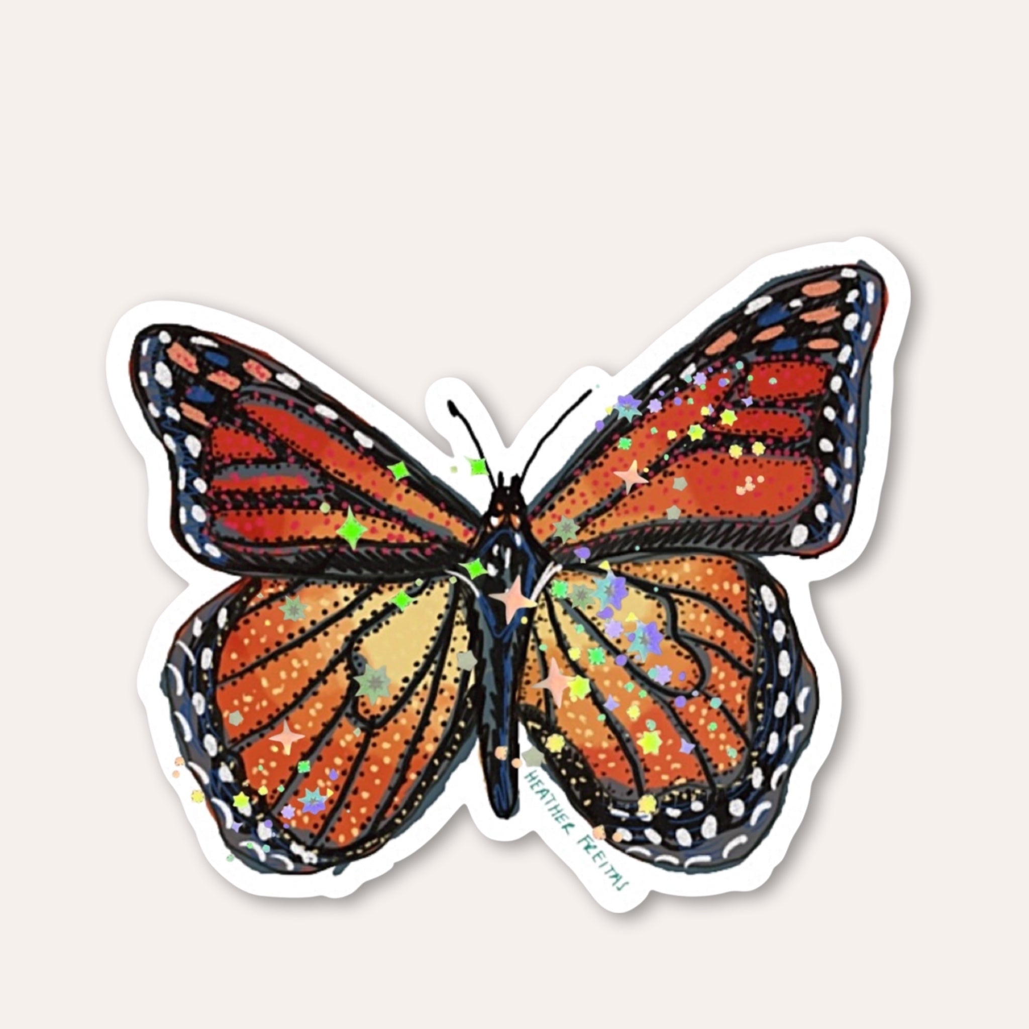 Monarch Sticker