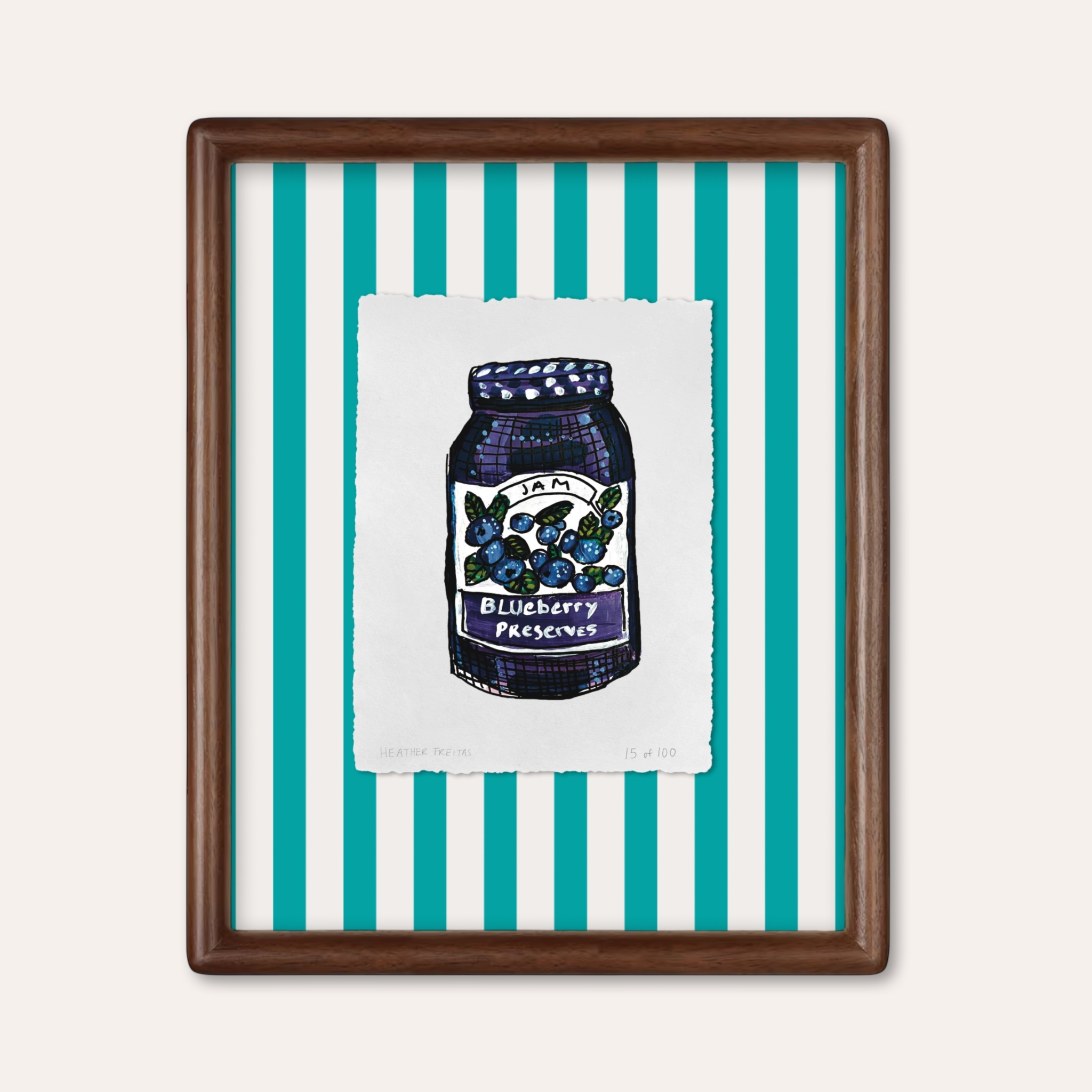 Grape Jam Limited Edition Framed Print