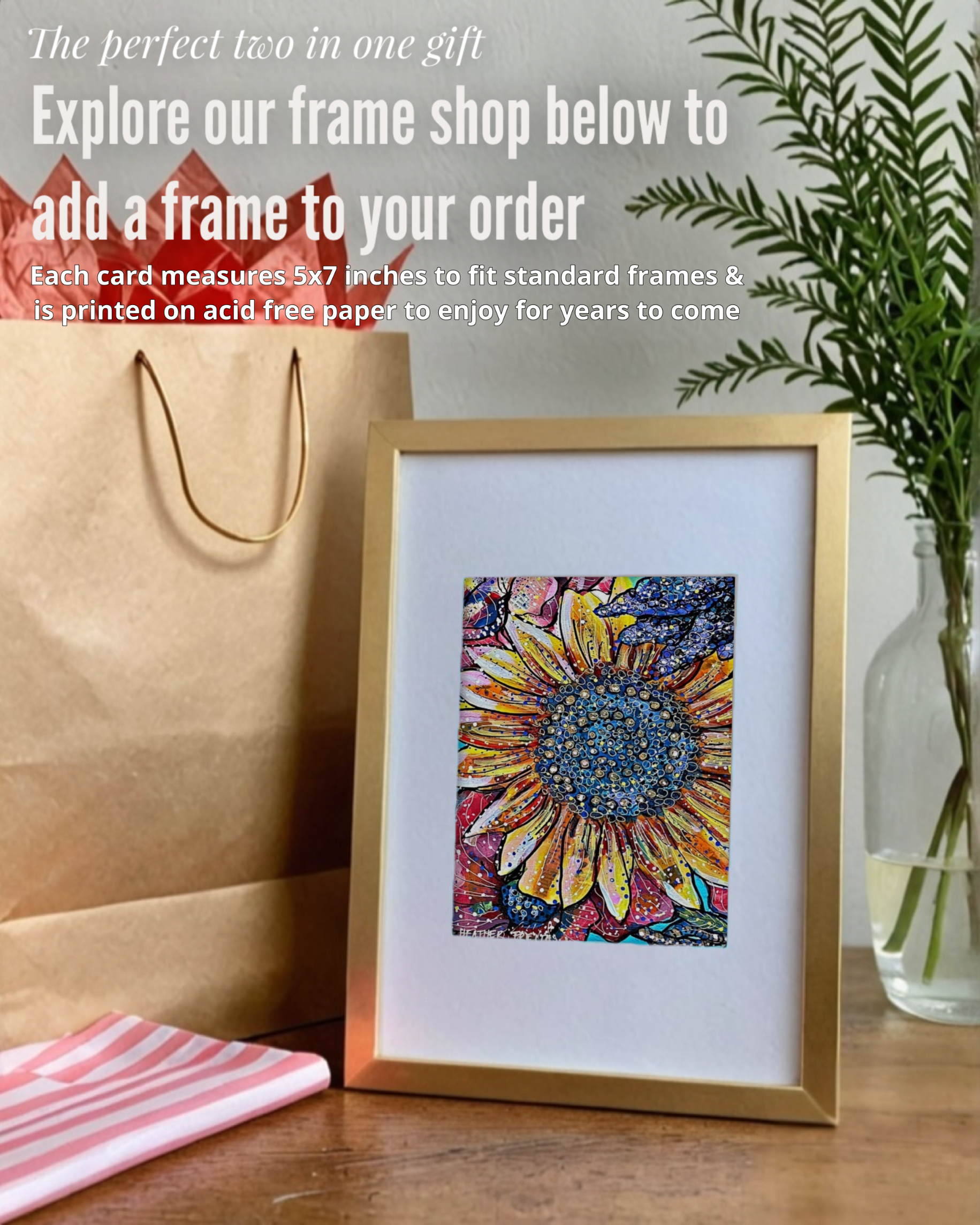 Sunflower - Greeting Card / Fine Art Print