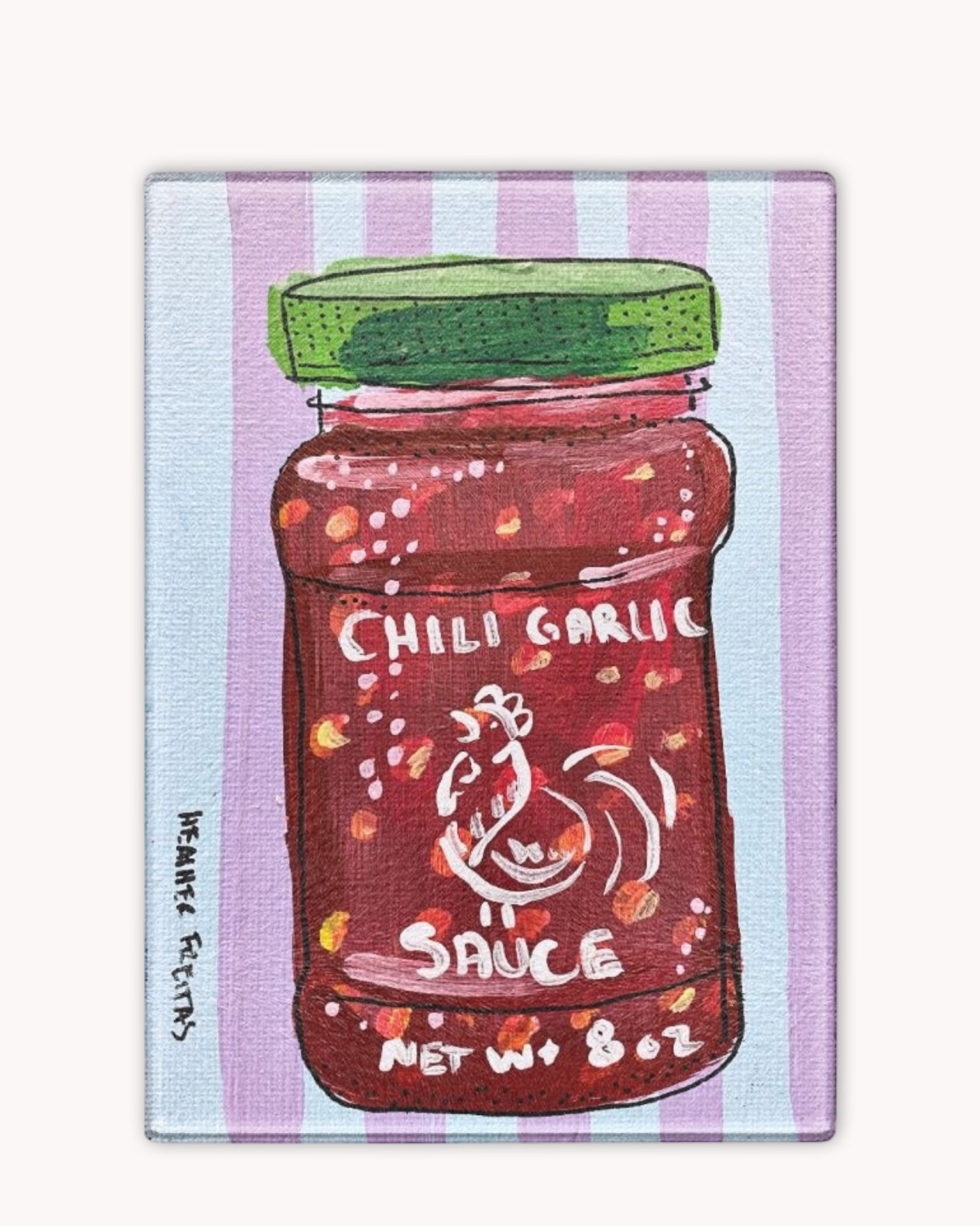 Chili Garlic Sauce Cutting Board Trivet