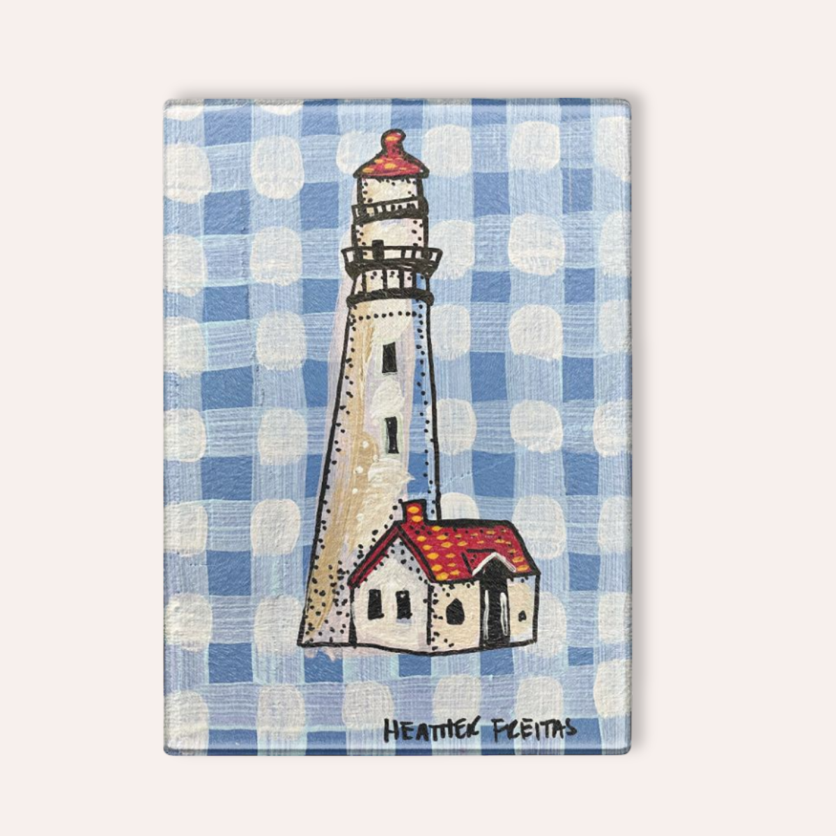 Light House Cutting Board / Trivet