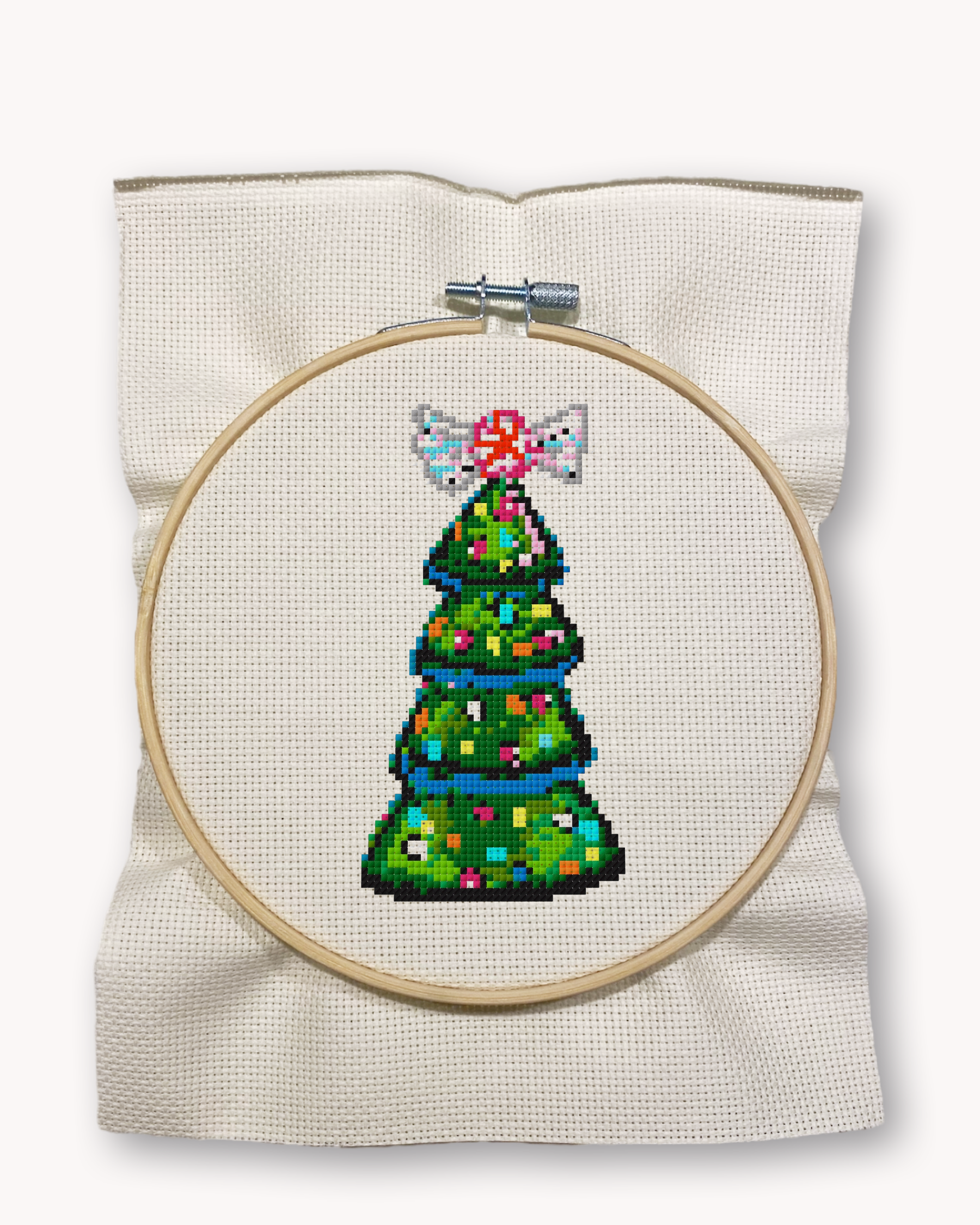 Christmas Tree Cross Stitch Kit ( LG 5 inch )