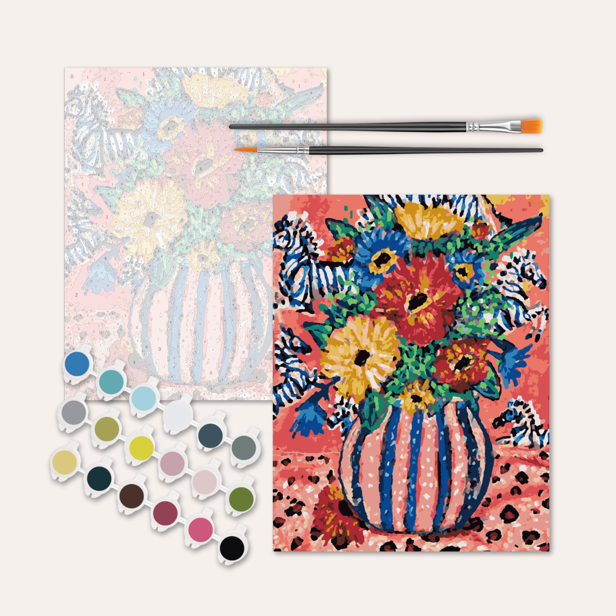 Everything Is Going To Be Ok Bouquet - Paint by Numbers Kit