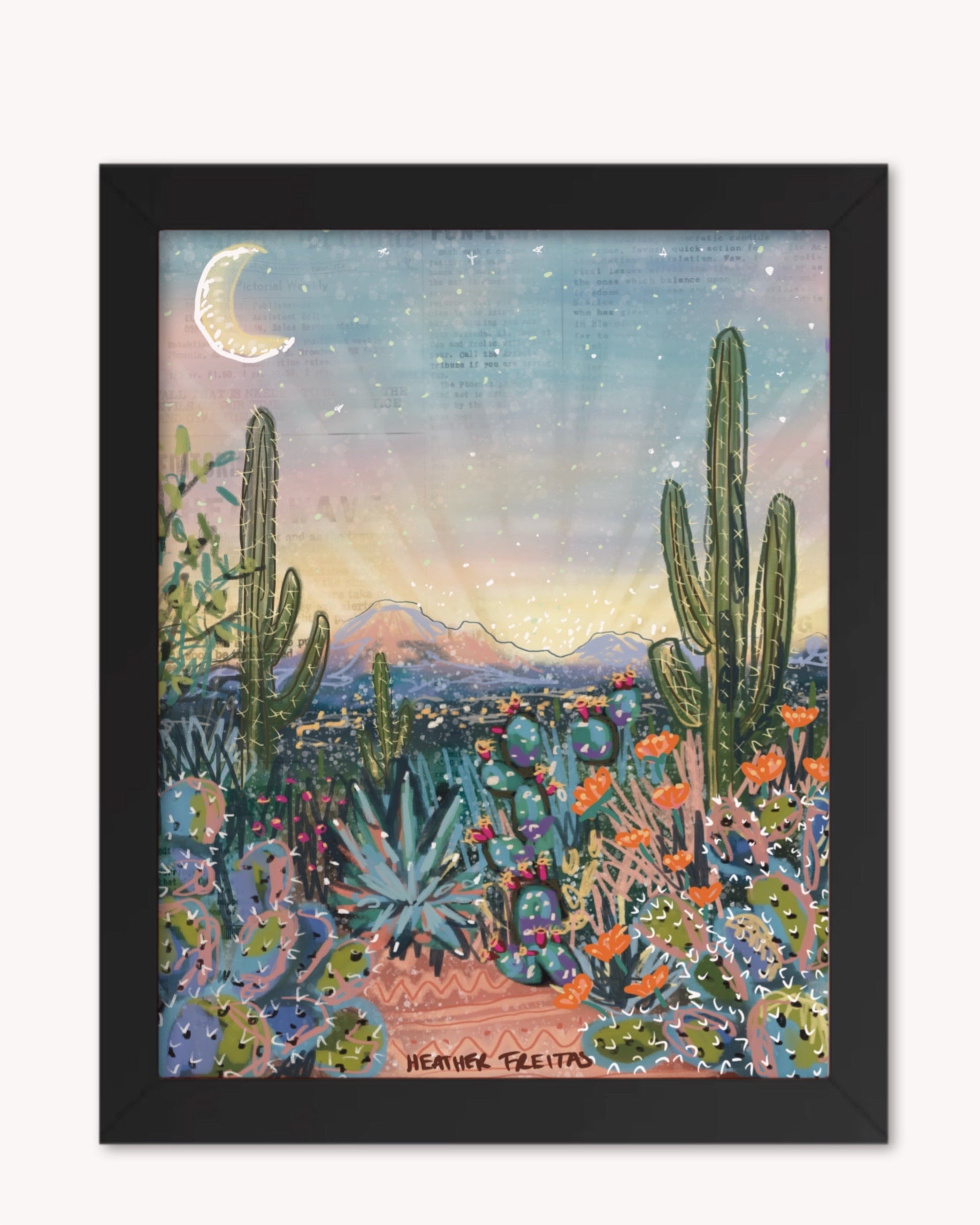Sun Beams Print