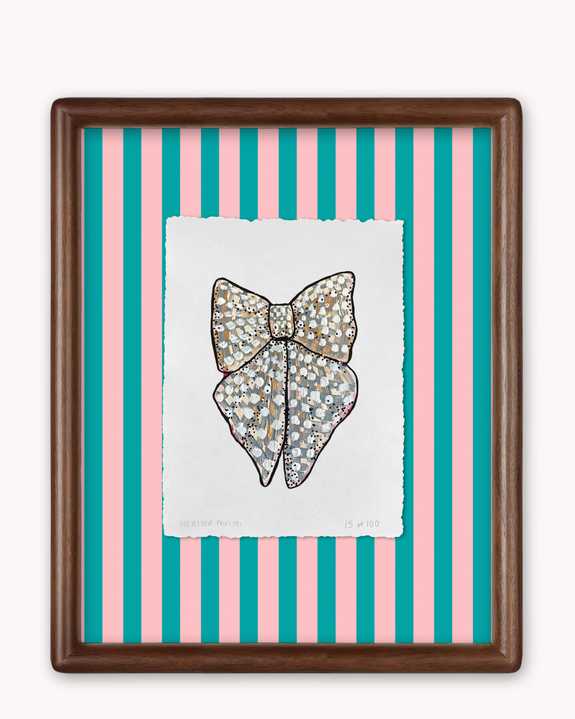 White Ribbon Limited Edition Framed Print