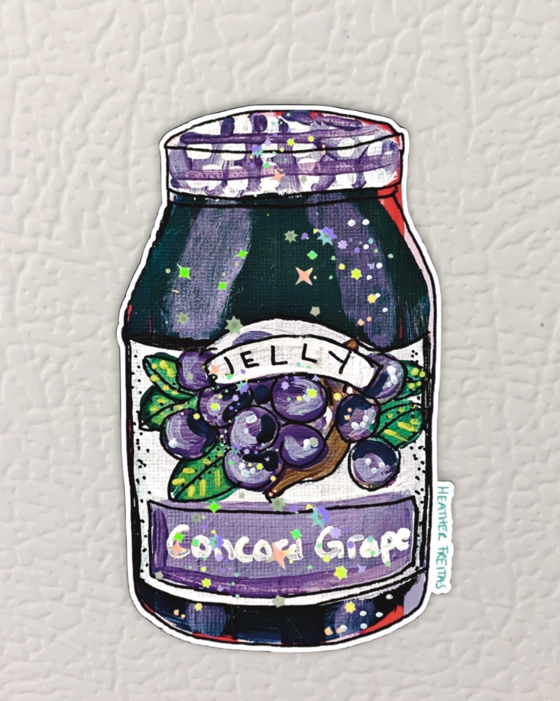 Grape Jelly Magnet ( Die-Cut )