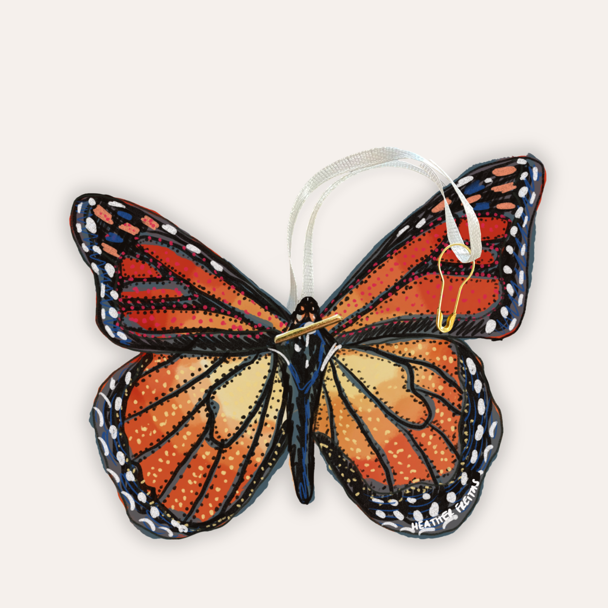 Monarch Butterfly Gift Tag