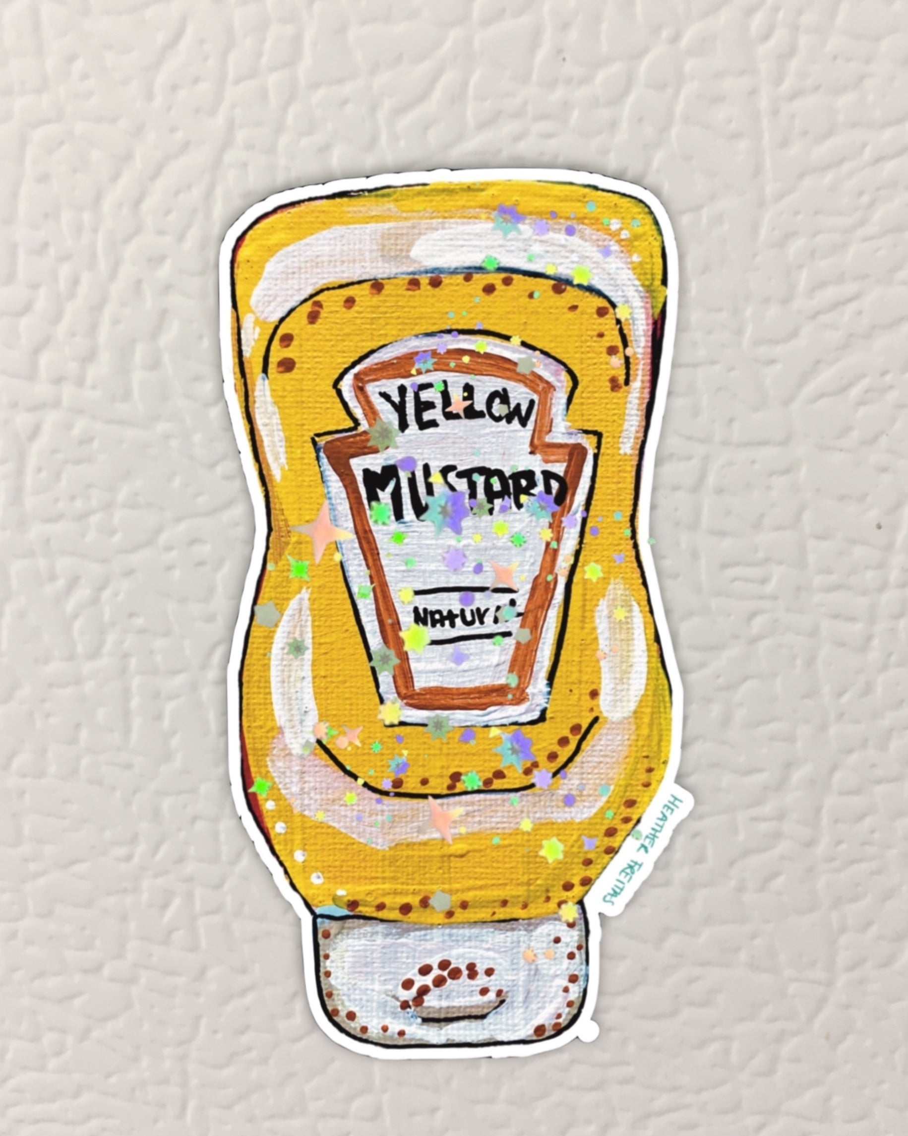 Mustard Magnet ( Die-Cut )