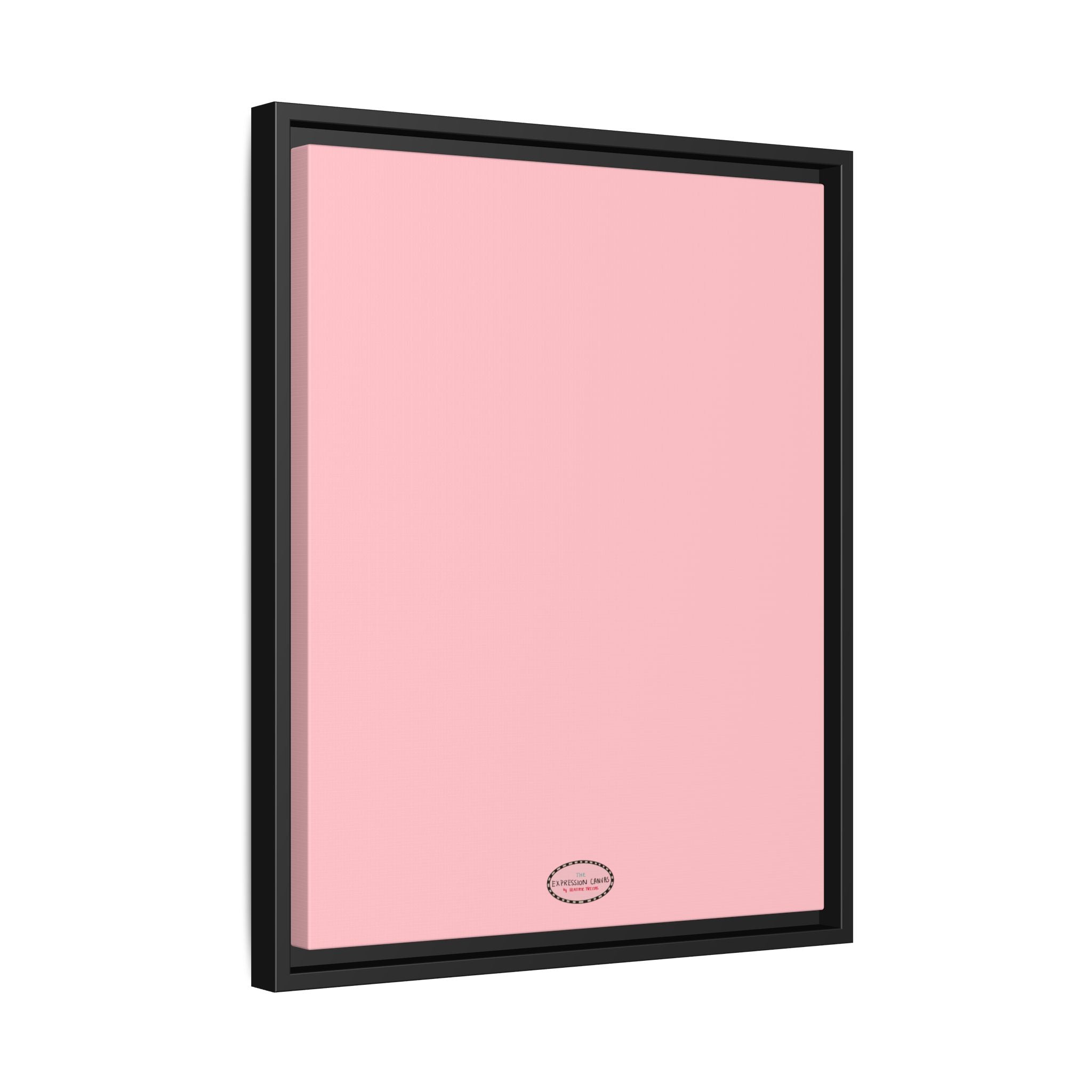 Pink Expressions Framed Canvas Print