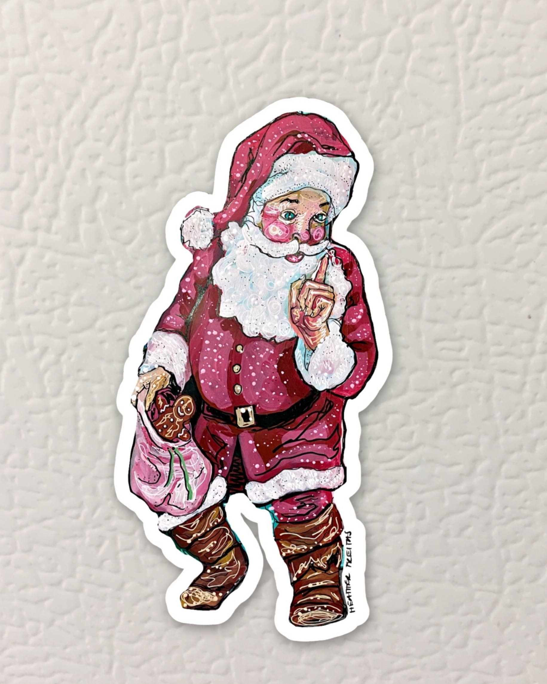 Santa Magnet ( Die-Cut )
