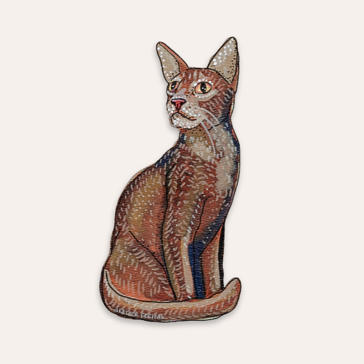 Abyssinian Cat Sticker