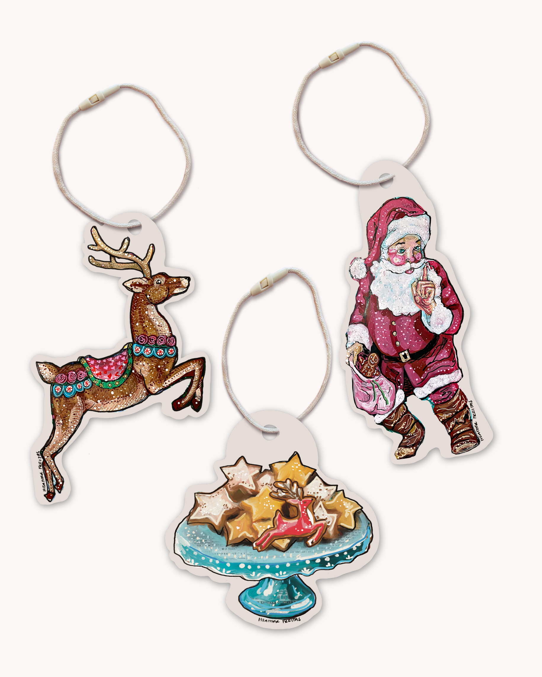 Santa Gift Tags ( 12 pack )