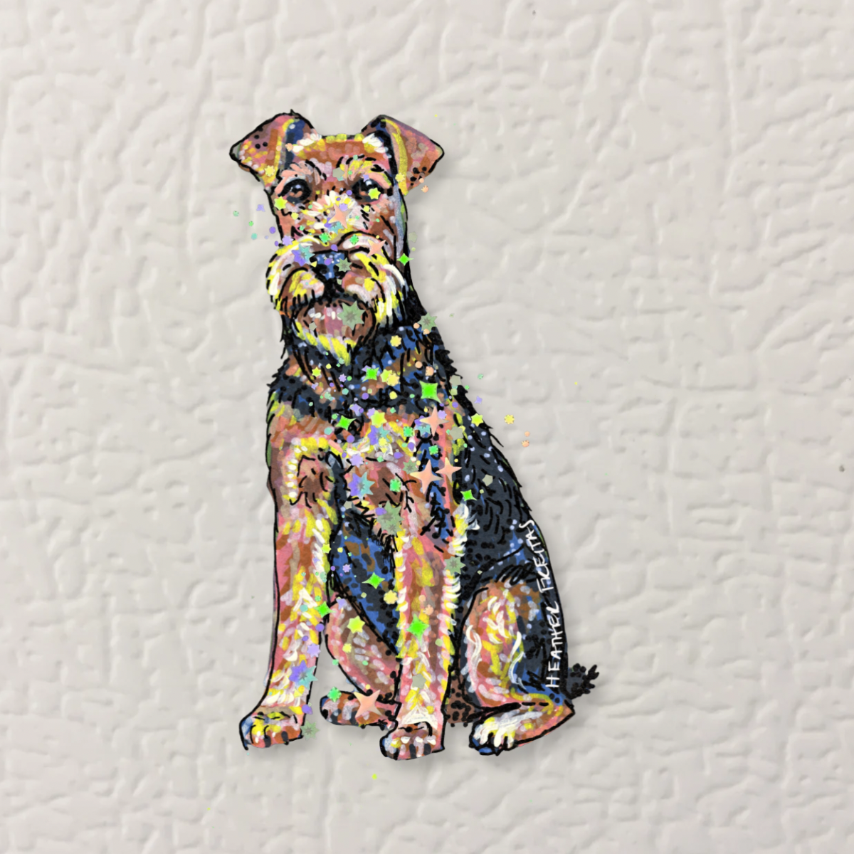 Airedale Magnet ( Die-Cut )