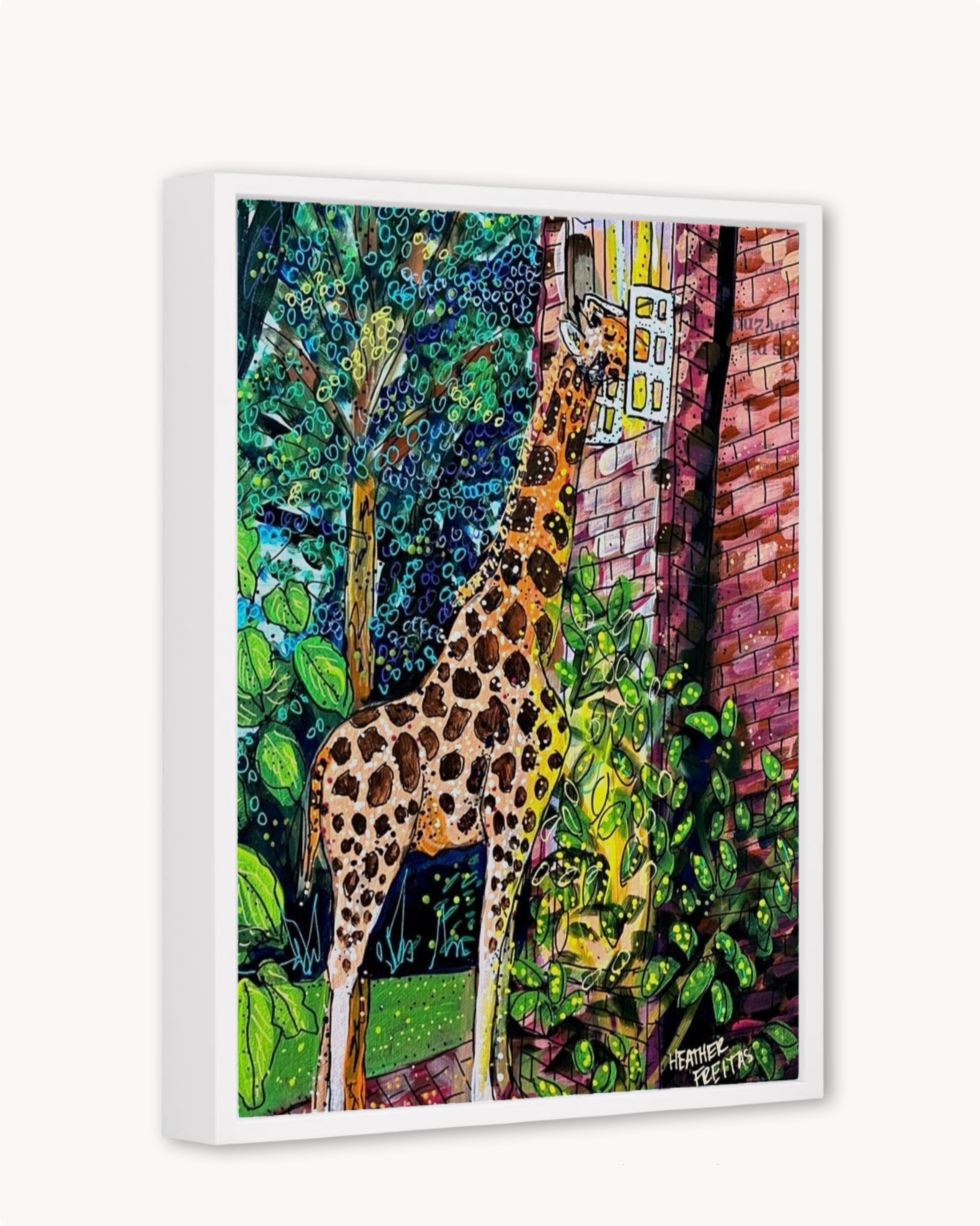 Twilight Snack Giraffe Print