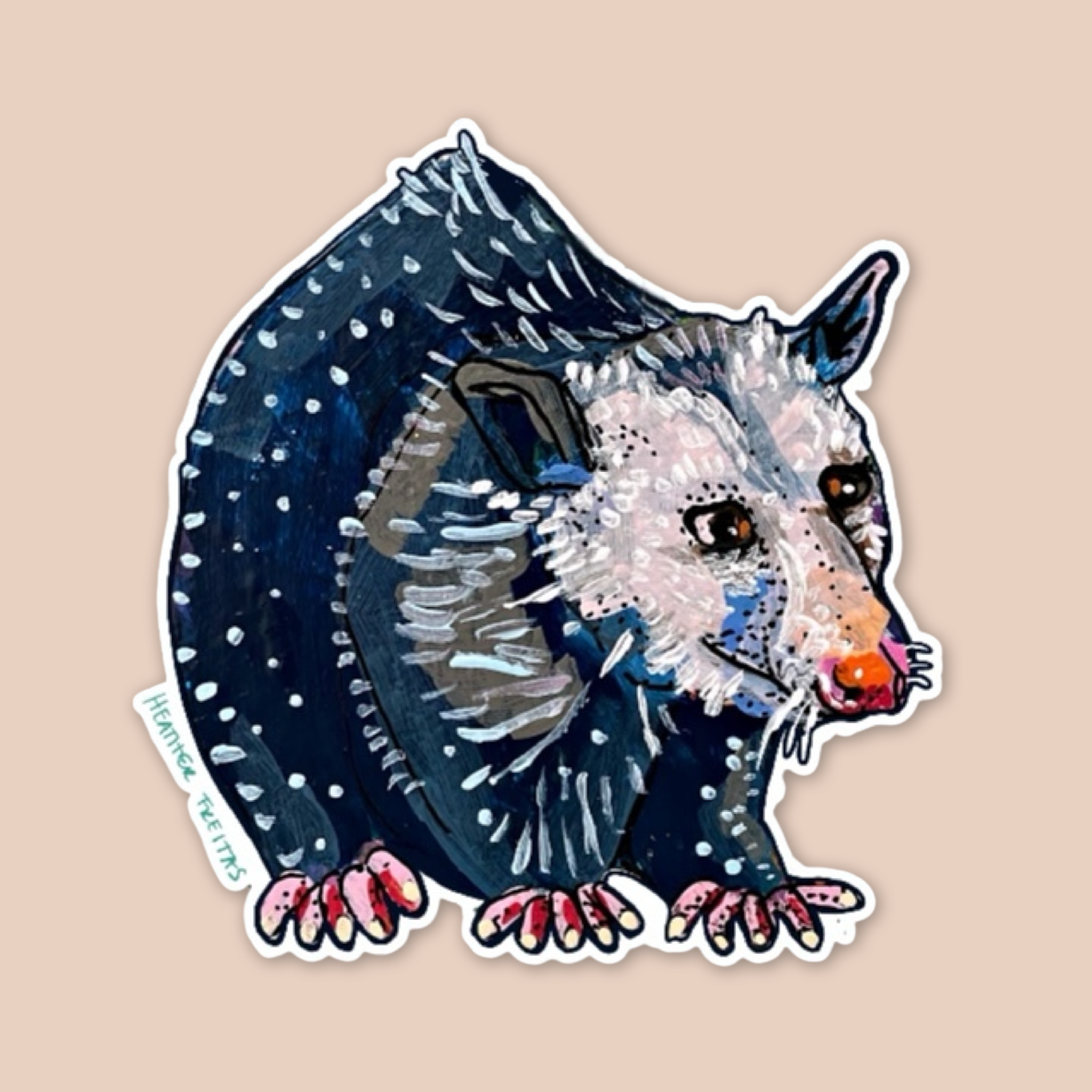 Opossum Sticker
