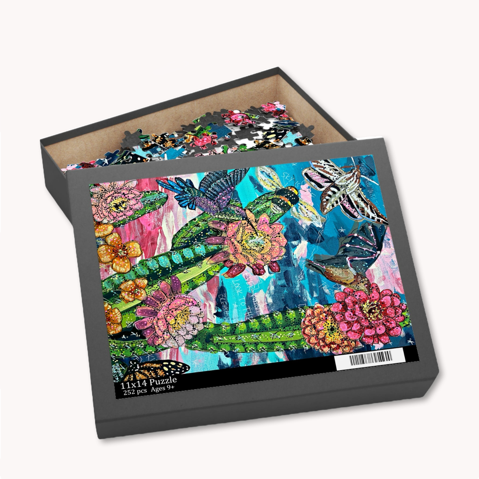 Twilight Desert Pollinators Fine Art Puzzle