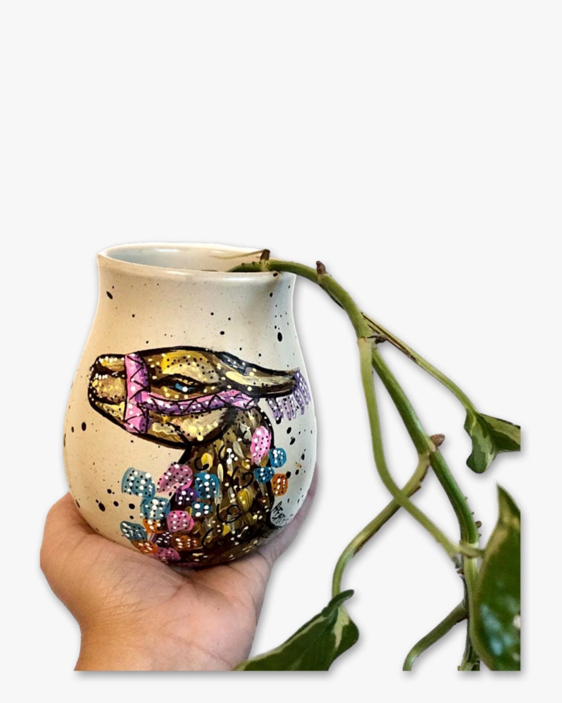 Brown Llama Planter