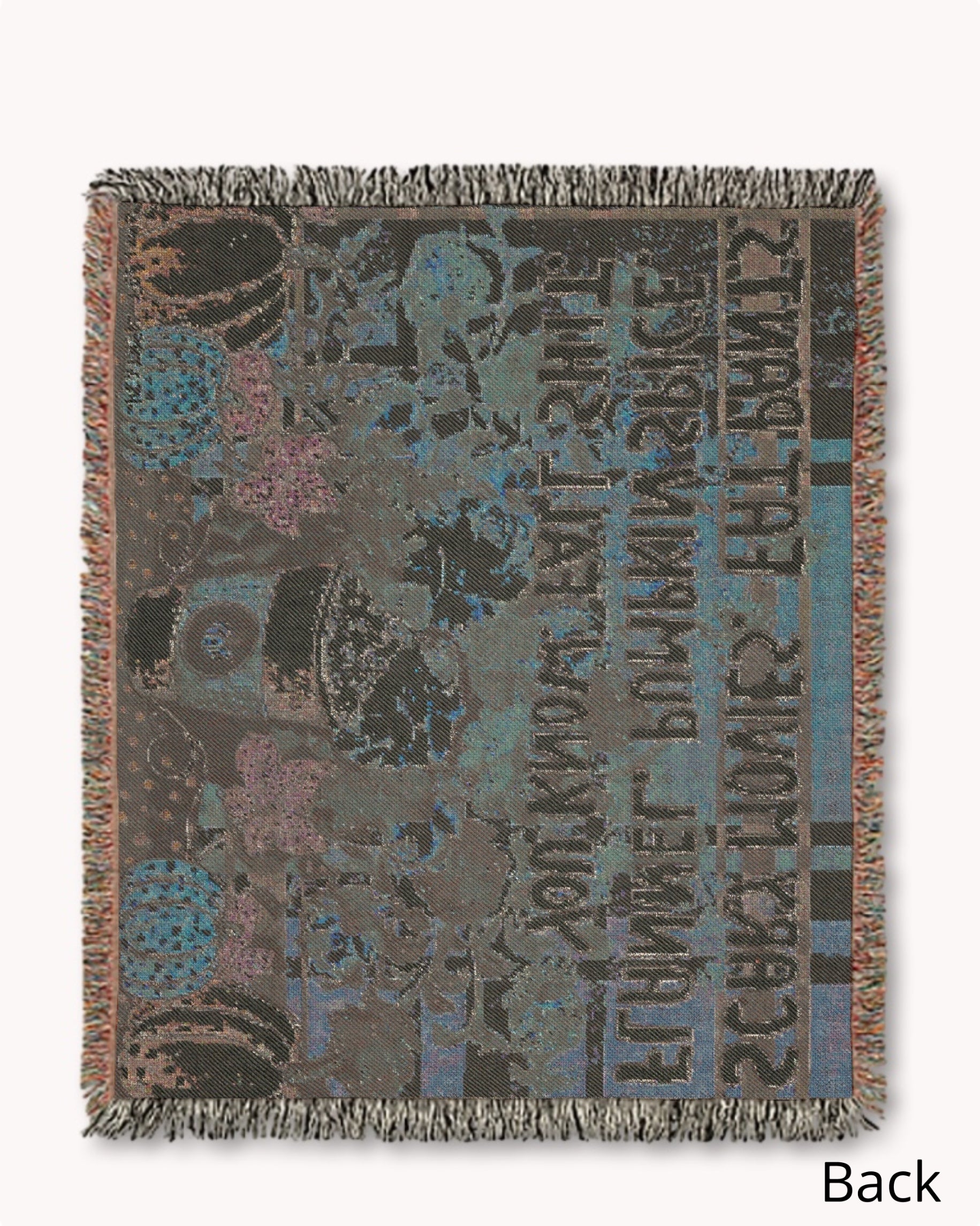 Fall Shit Woven Blanket