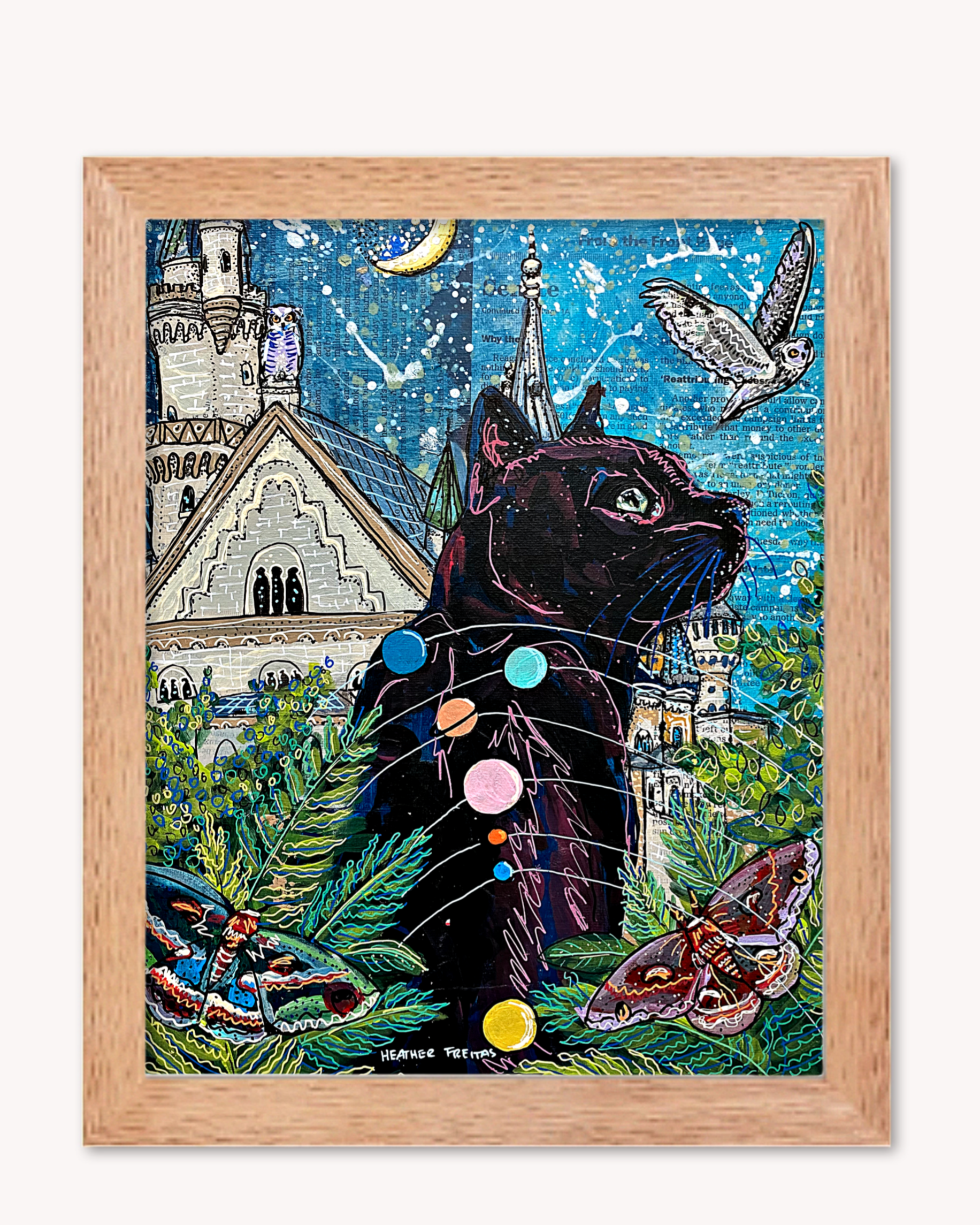 Jupiter Castle Cat Print