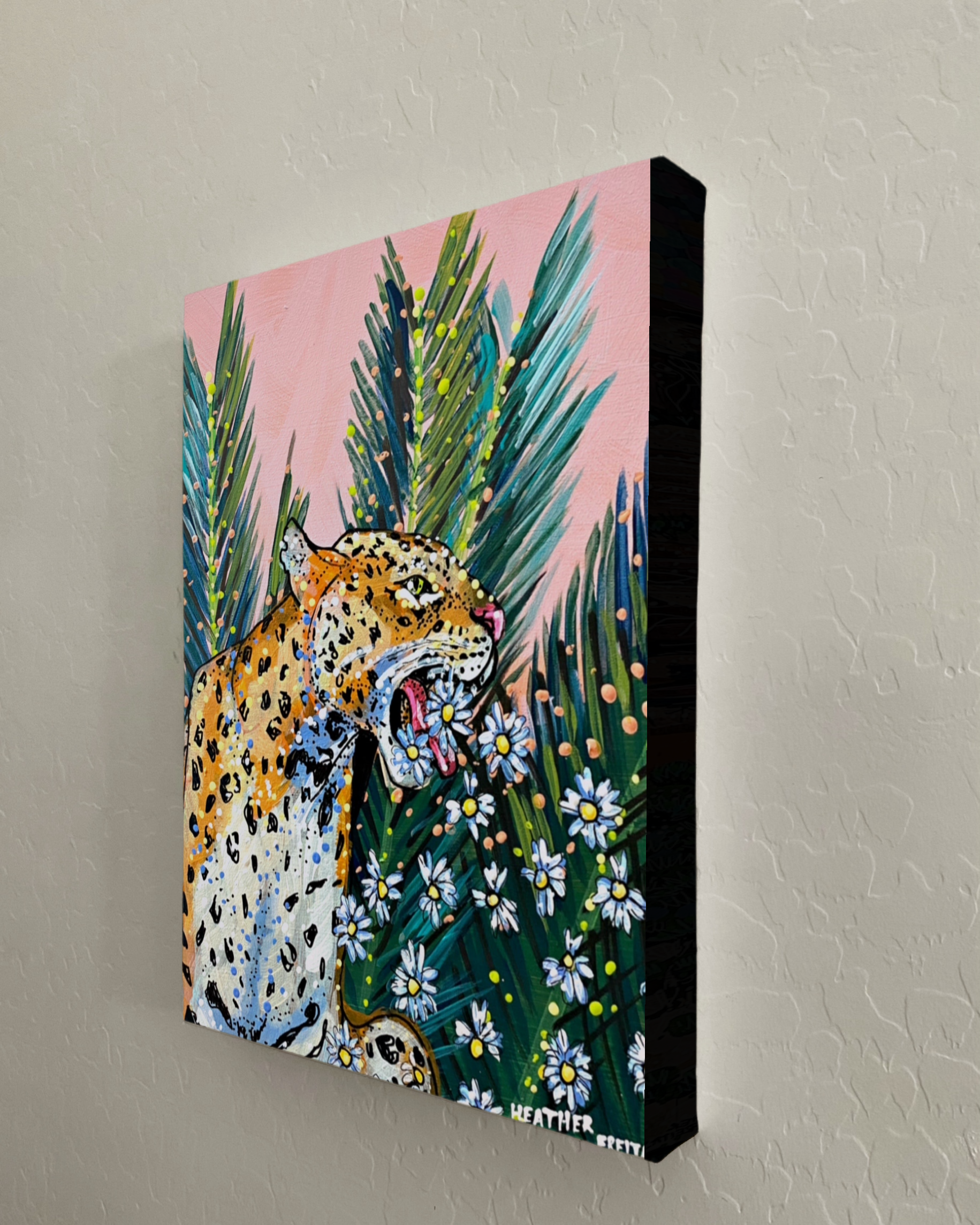 Jaguar Daisy Print