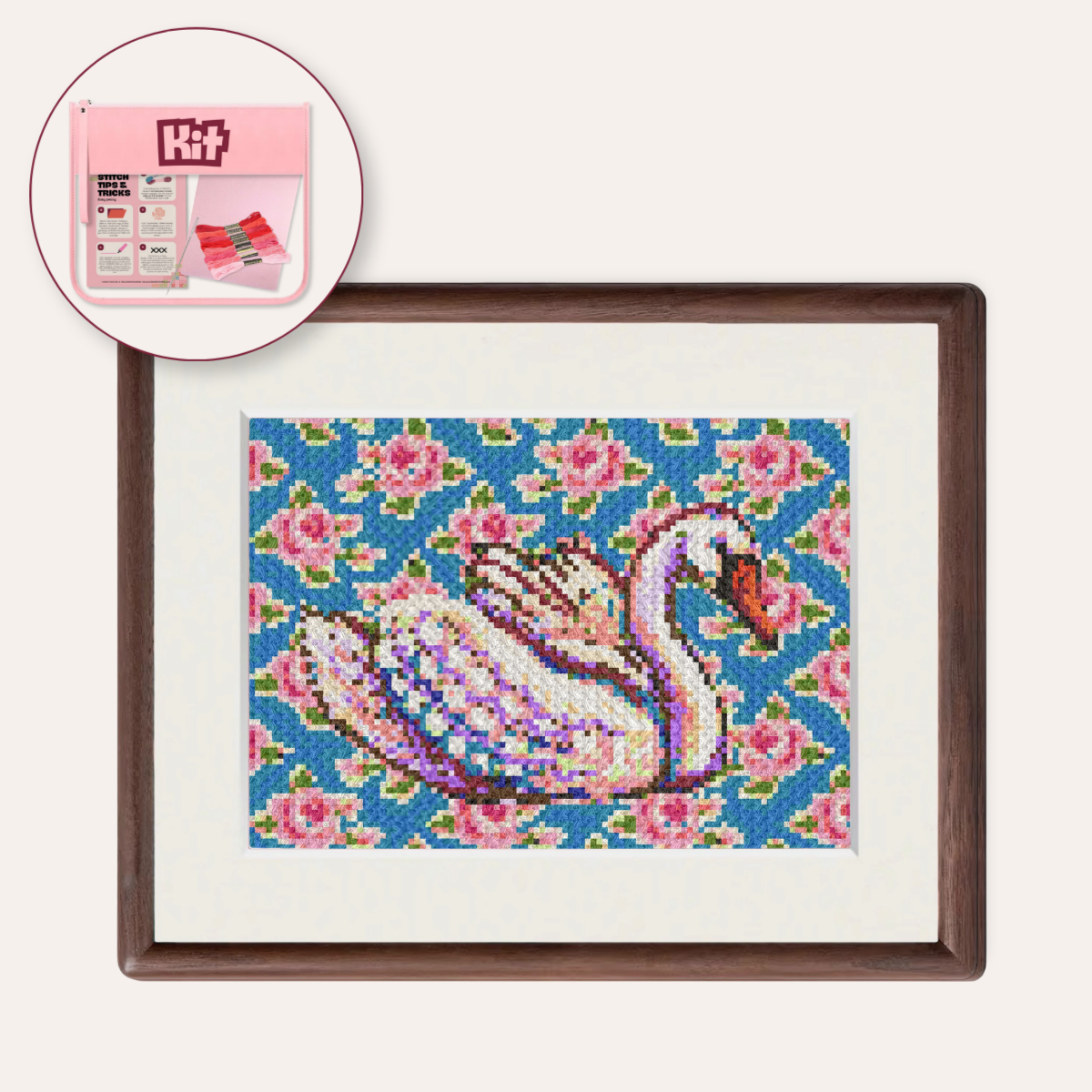 Swan Counted Cross Stitch Kit
