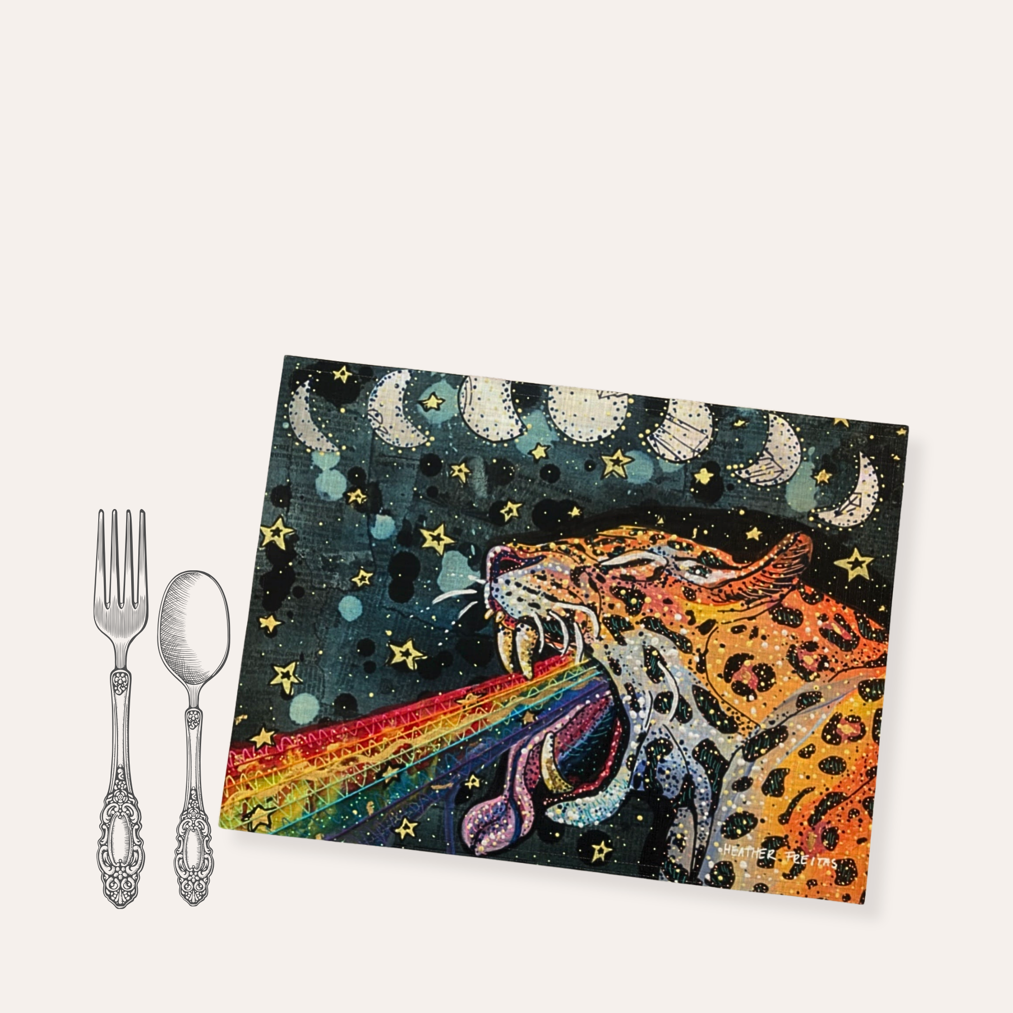 Moon Tides & Jaguar Vibes Placemat