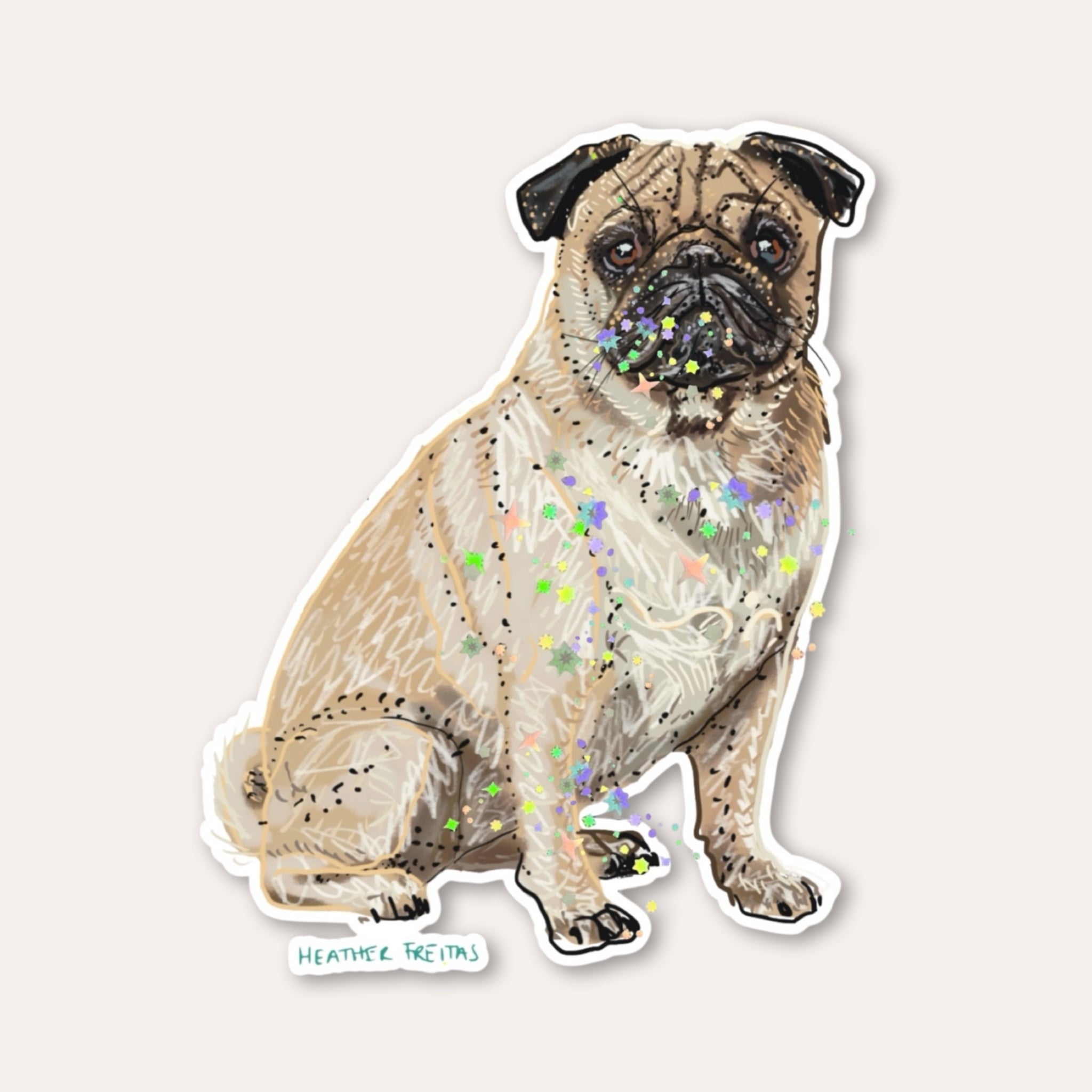 Pug Sticker