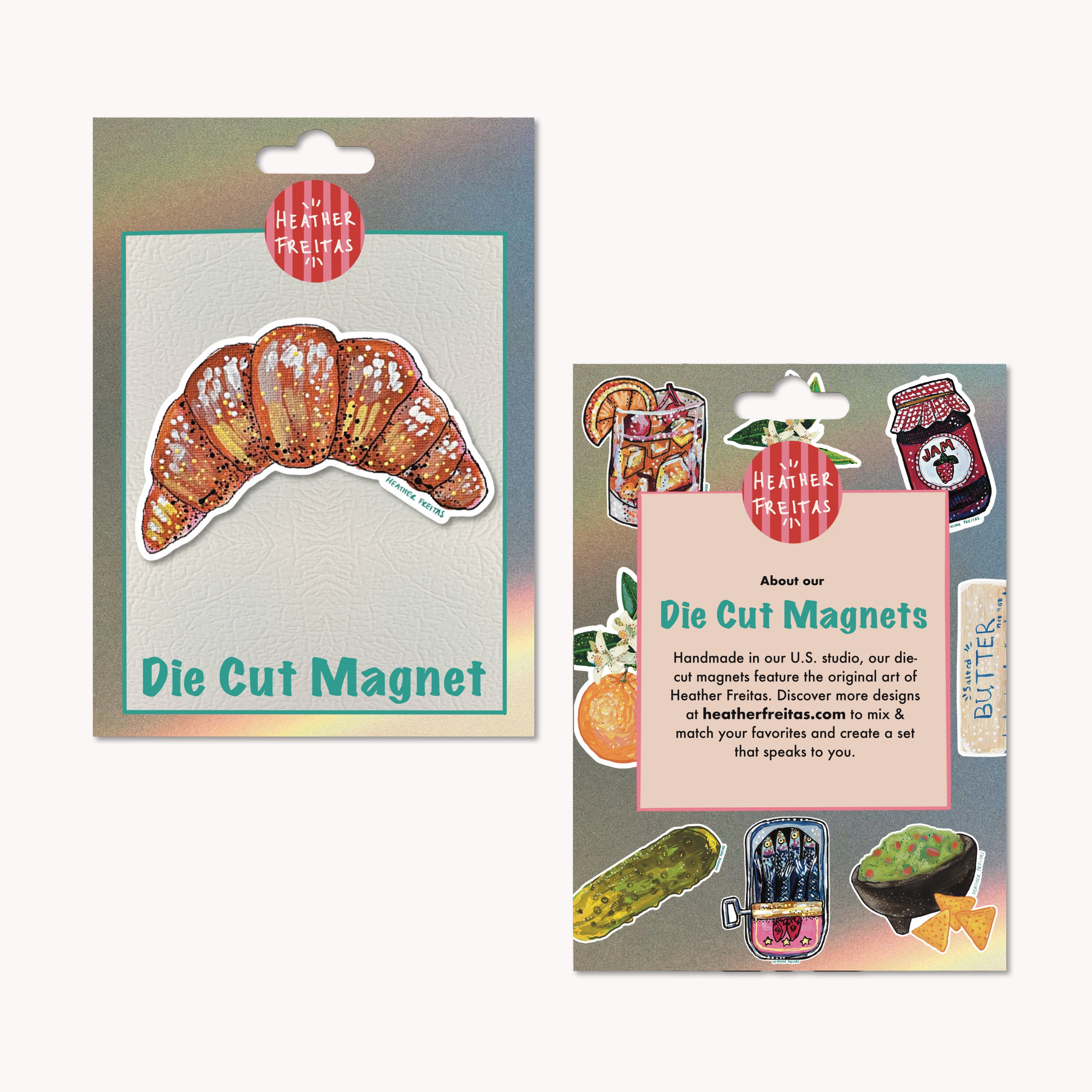 Croissant Magnet ( Die-Cut )
