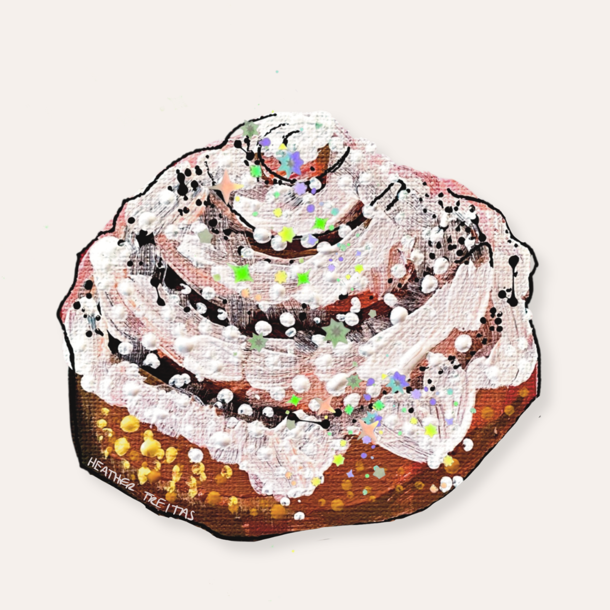 Cinnamon Roll Sticker