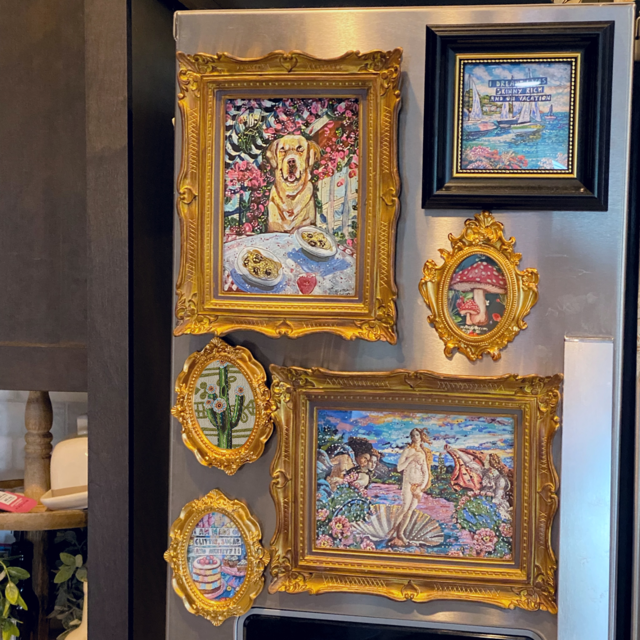 Saguaro Framed Small Magnet