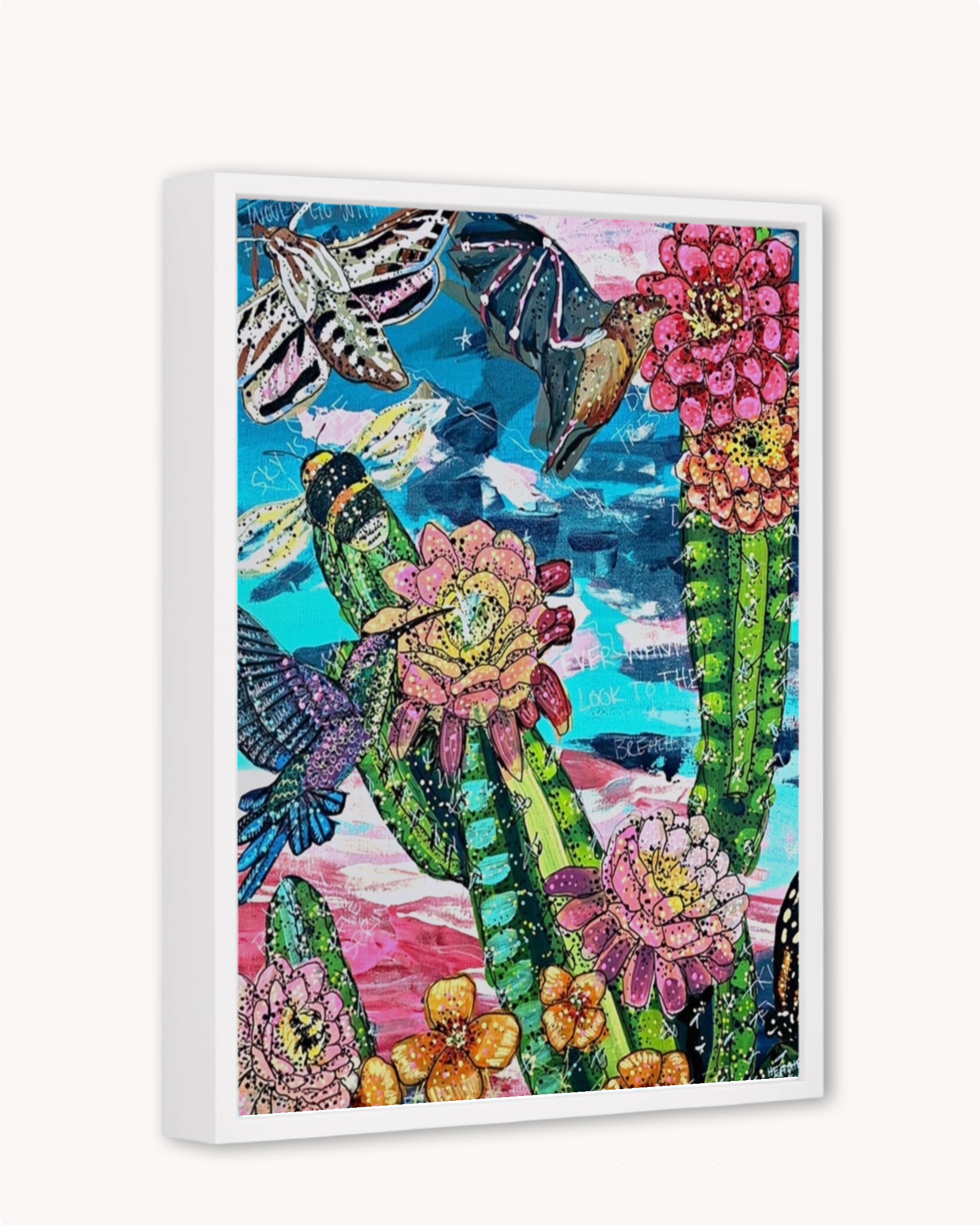 Desert Twilight Pollinators Print